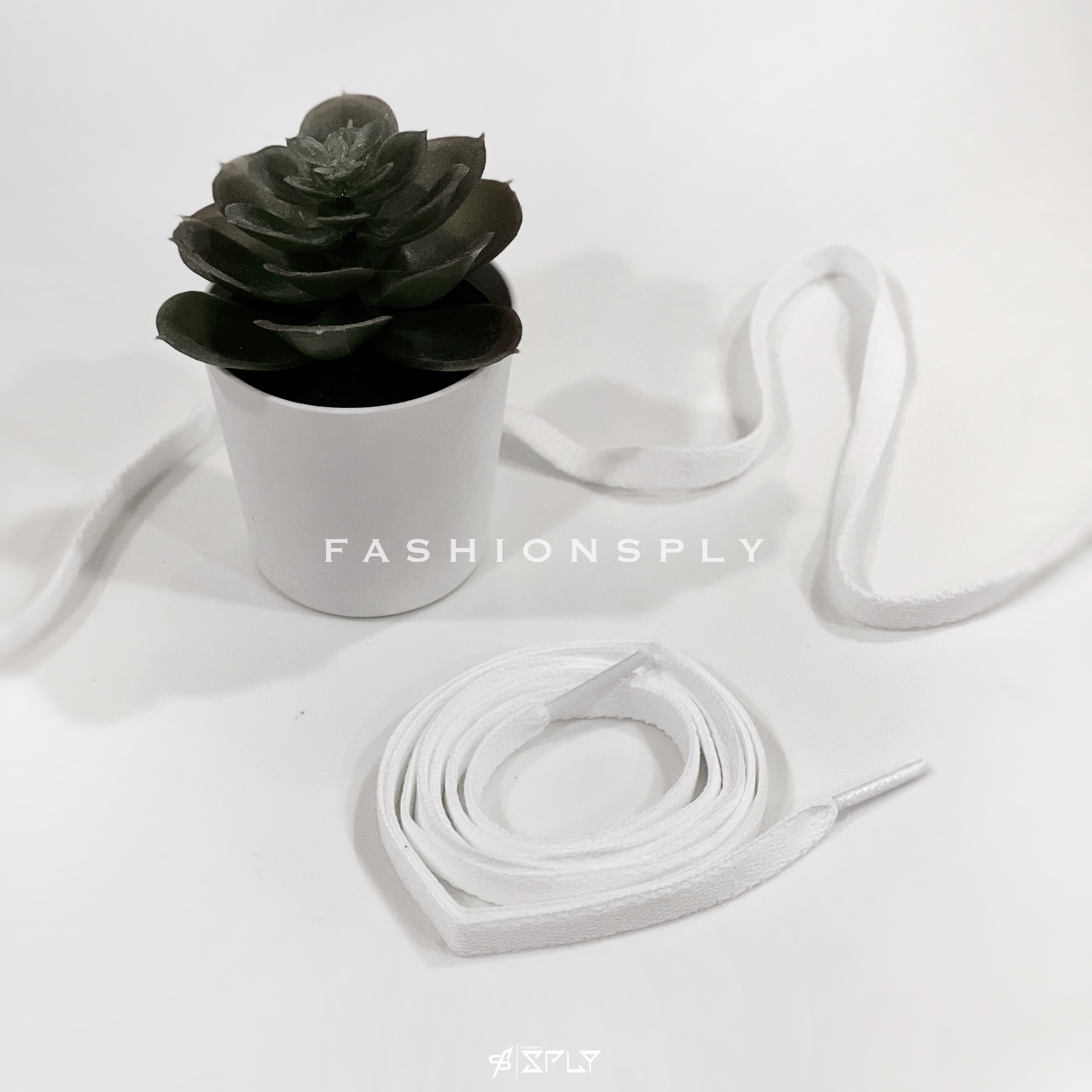 Shoselaces 鞋帶 純白色 124cm