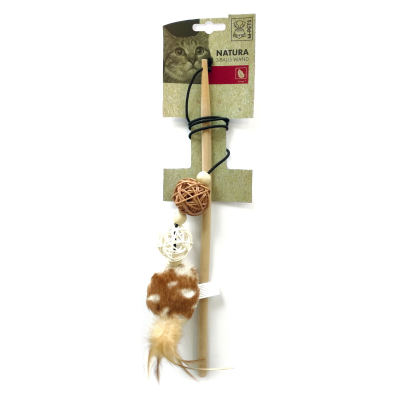 M-Pets 貓棒 - NATURA 3-Balls Wand - 35 cm