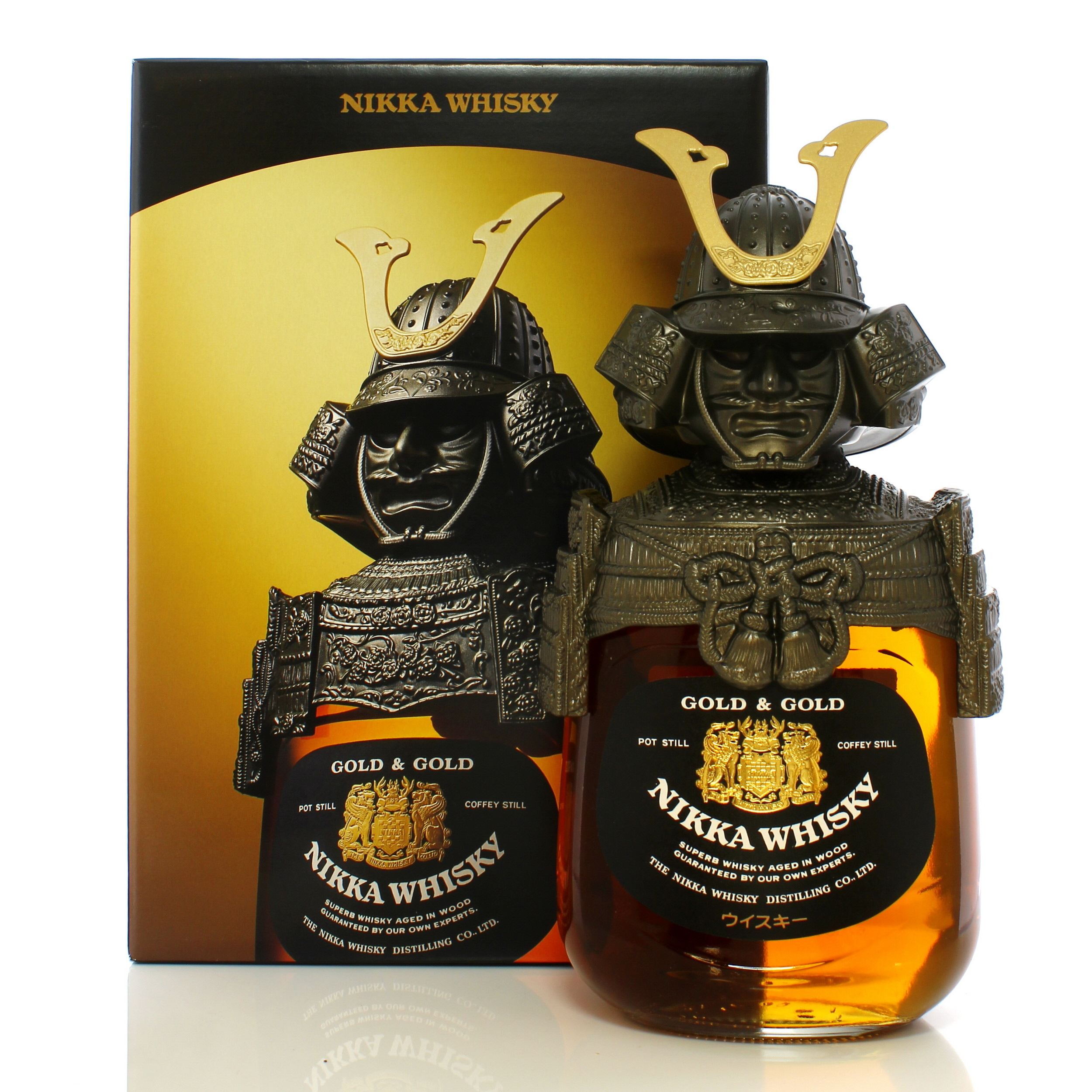 武士造型威士忌 Nikka Samurai Gold & Gold Japanese Whisky
