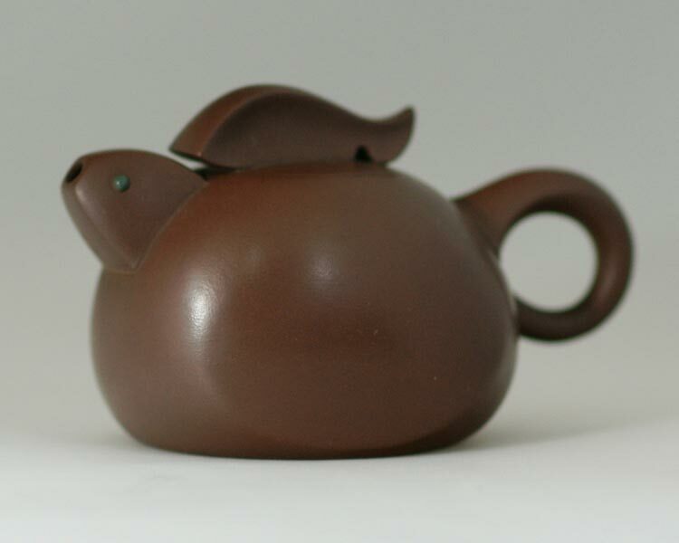 鹿港窯禮品館│意象十二生肖【小白兔】 紫砂泥