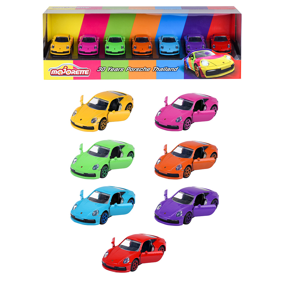 美捷輪小汽車-泰國30周年保時捷911七彩組