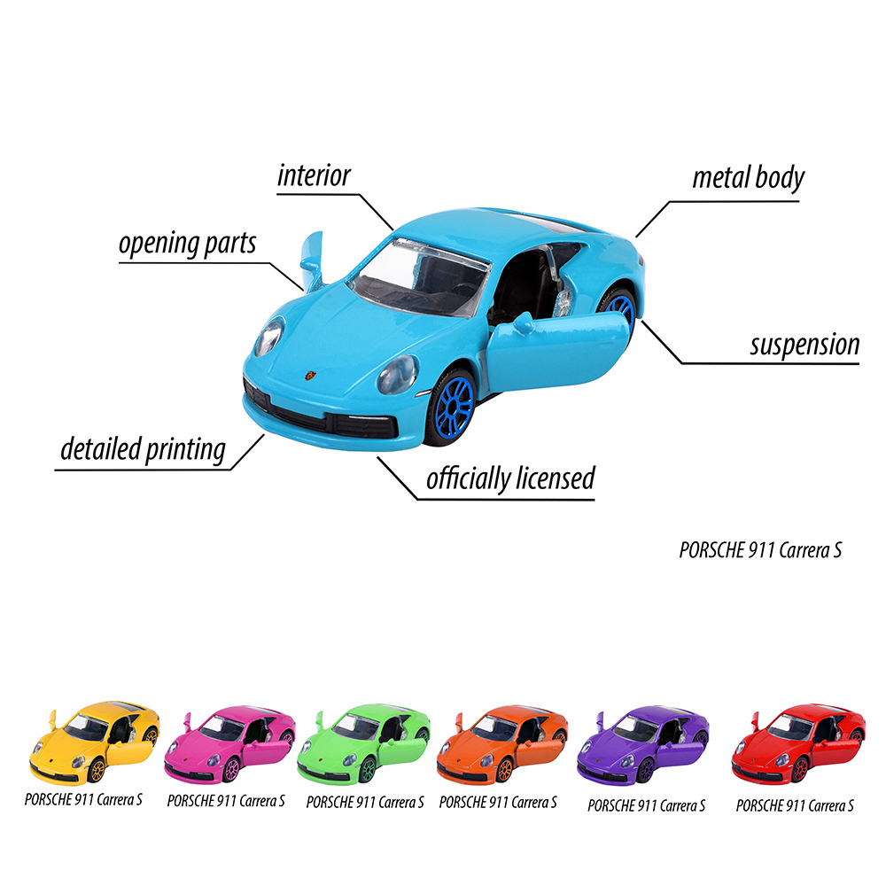 美捷輪小汽車-泰國30周年保時捷911七彩組