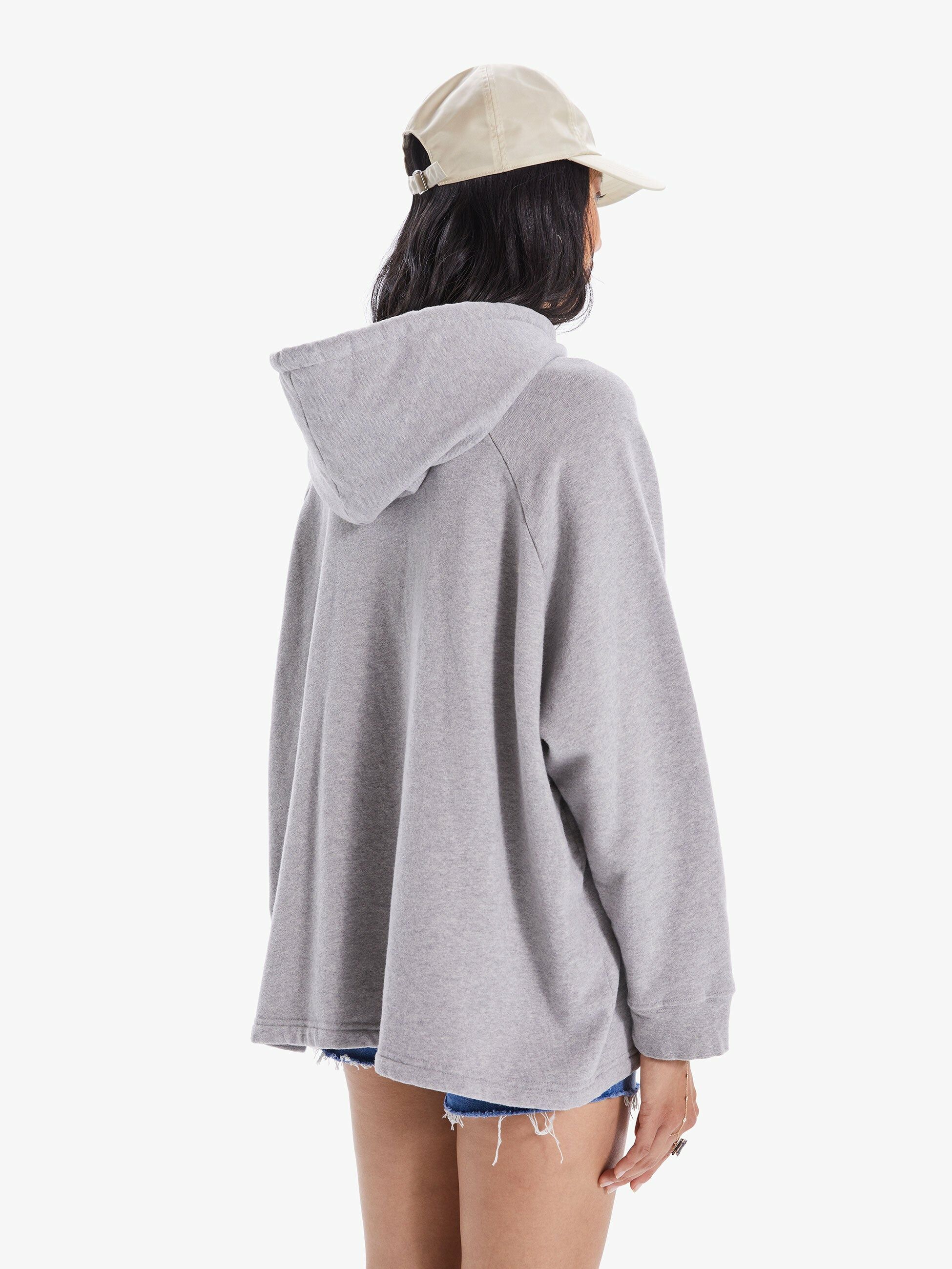 Cocoon Hoodie 灰色長版連帽上衣