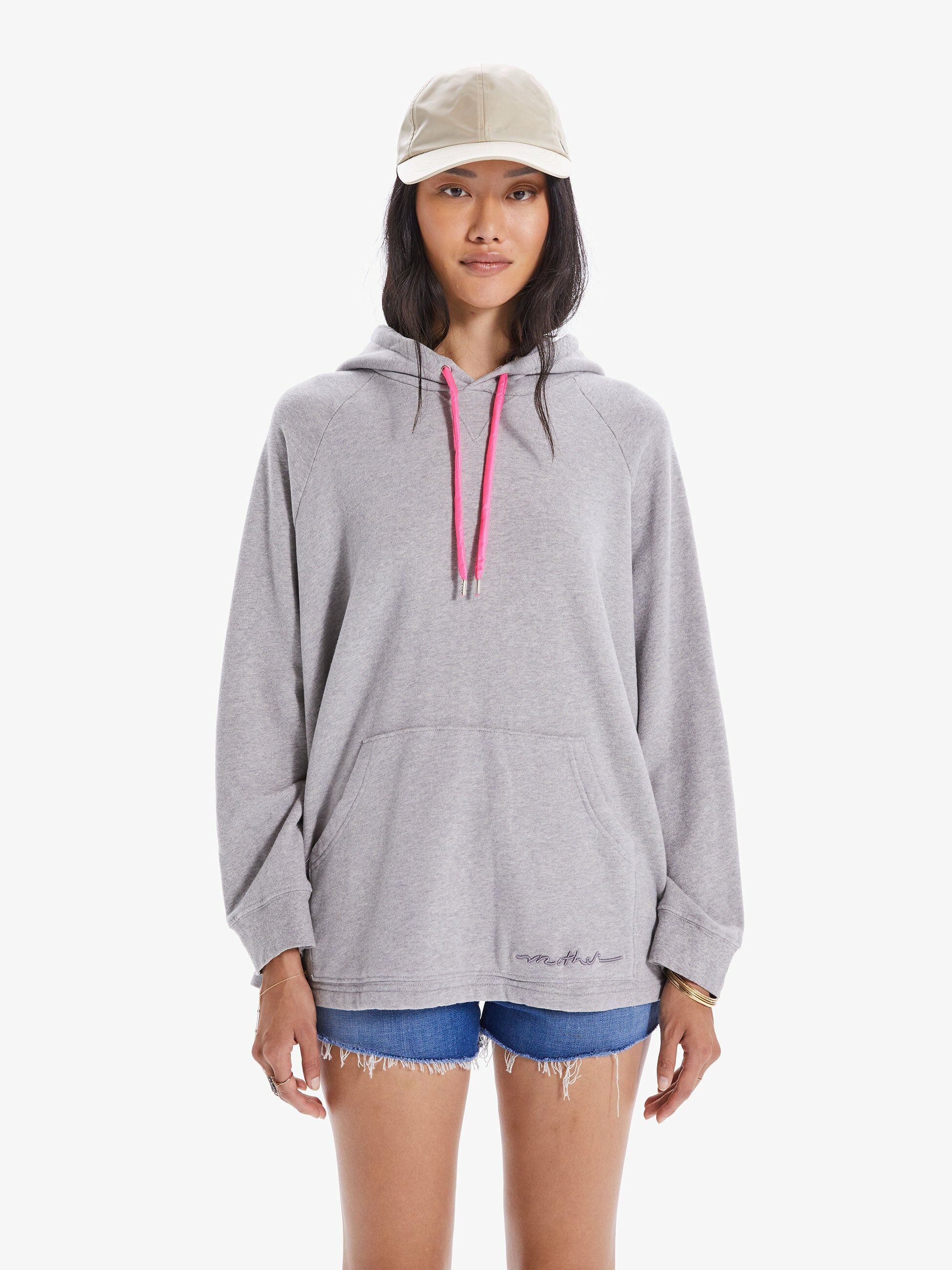 Cocoon Hoodie 灰色長版連帽上衣