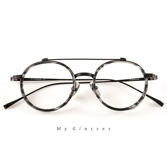 T140純鈦圓板飛行員眼鏡