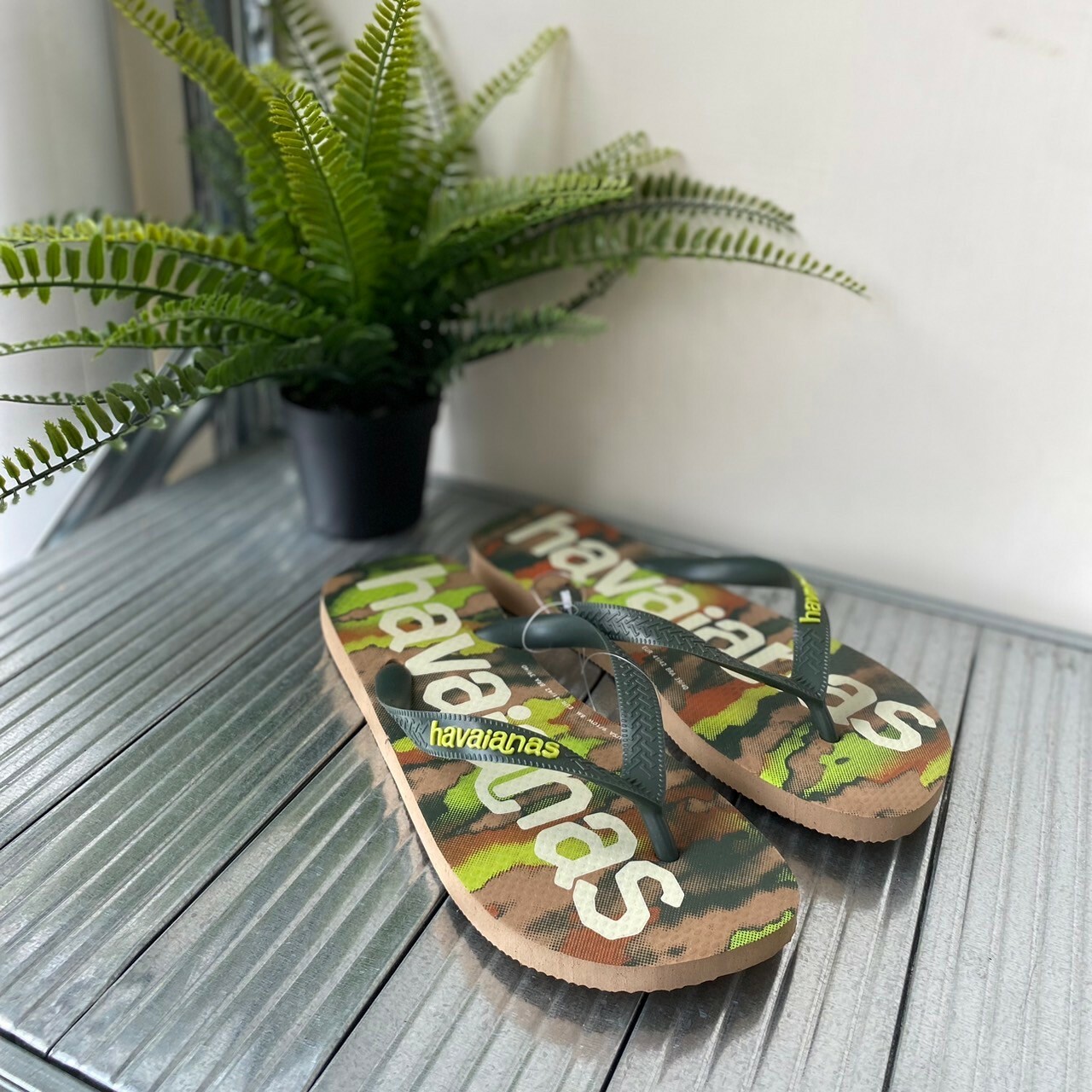 Havaianas 哈瓦仕 Top Logomania Fashion 類迷彩 圖騰 4148449-3581U