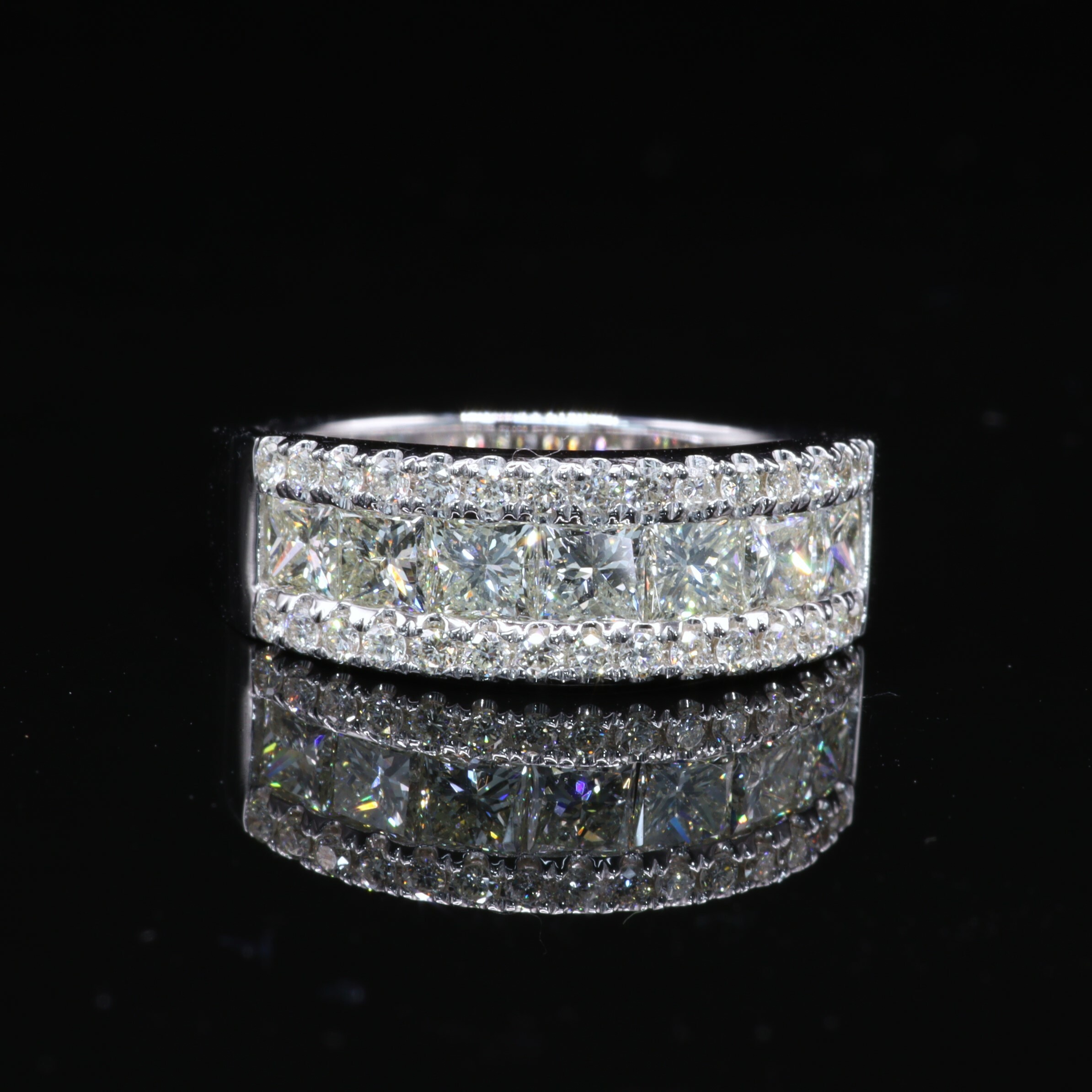 18K White Gold 1.58ct Diamond Ring