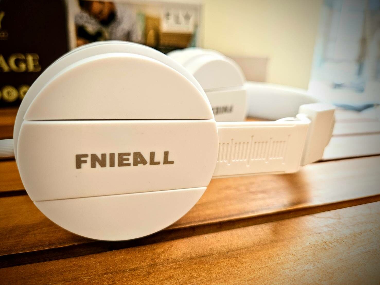 FNIEALL 折疊收納 耳罩式耳機 3.5mm 立體聲 黑色/白色