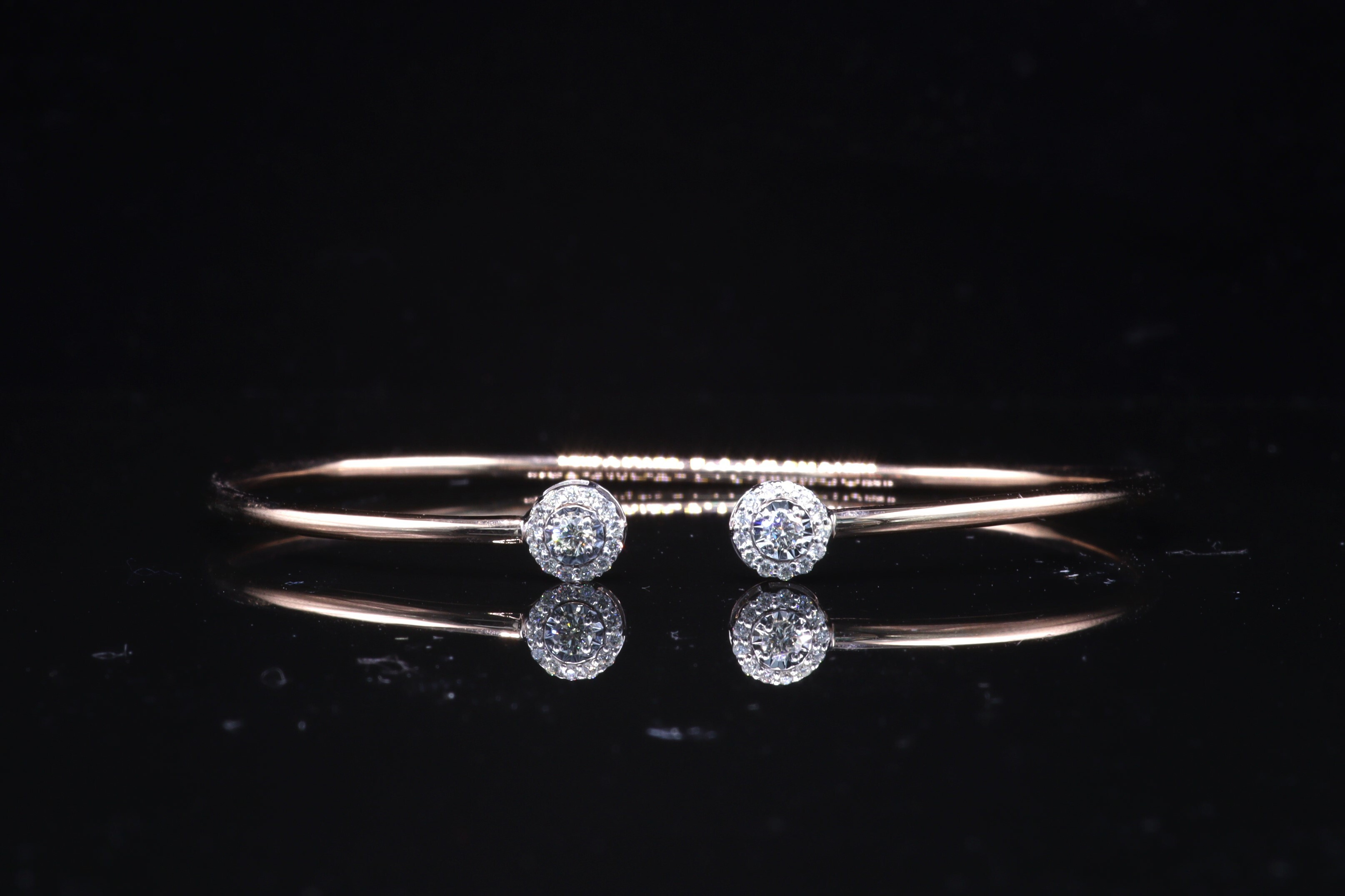 全新18K金23份鑽石手鈪