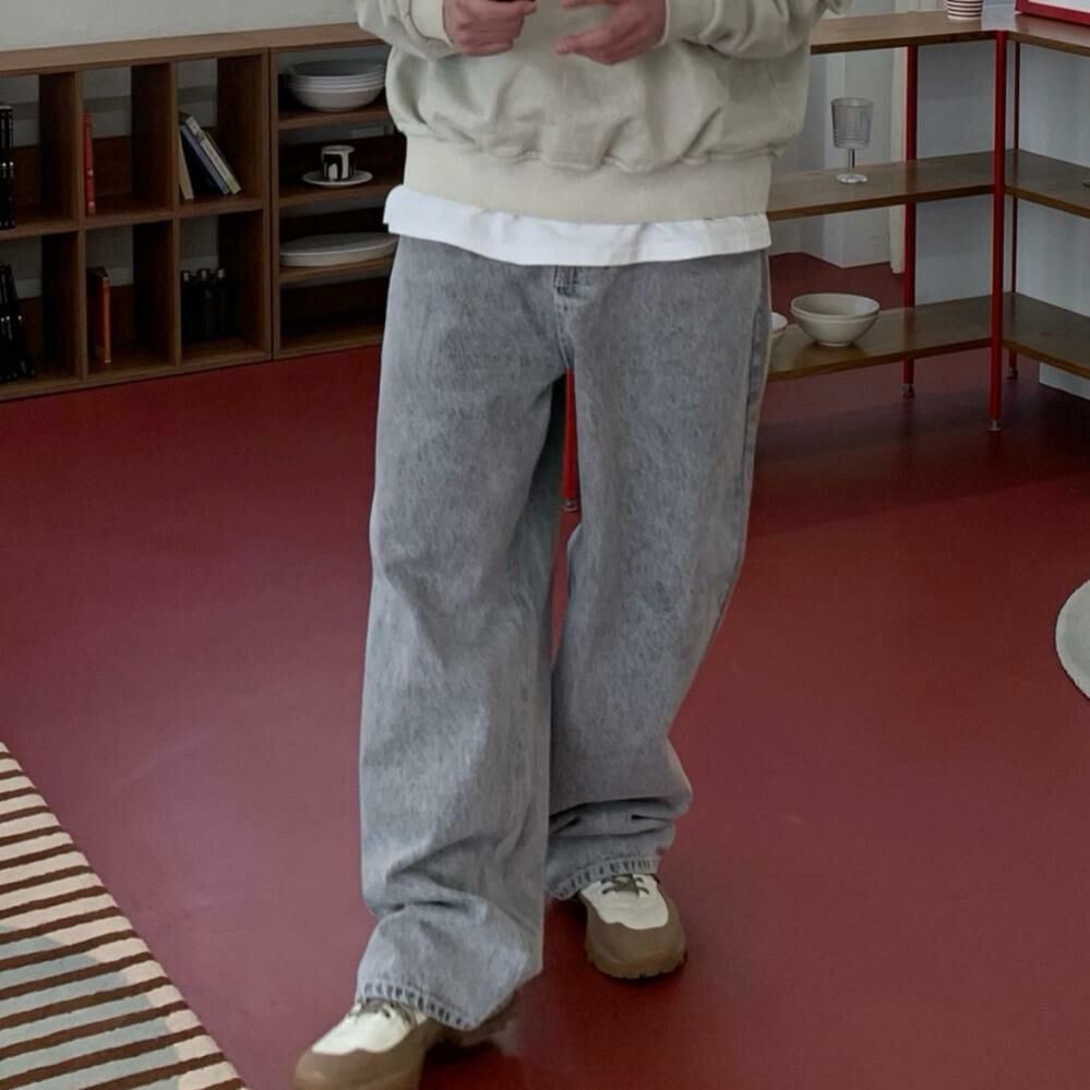 洗水鬆身牛仔褲 OREO-034P