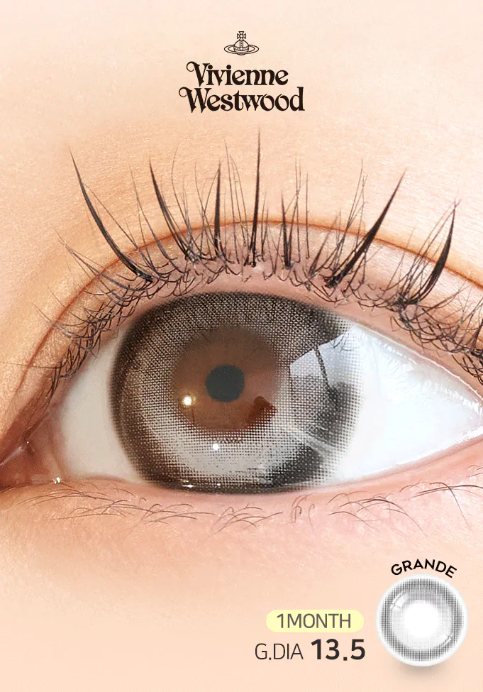 [月拋] Vivienne Westwood Roun Grande Ash 180˚ 彩妝隱形眼鏡｜每盒1片