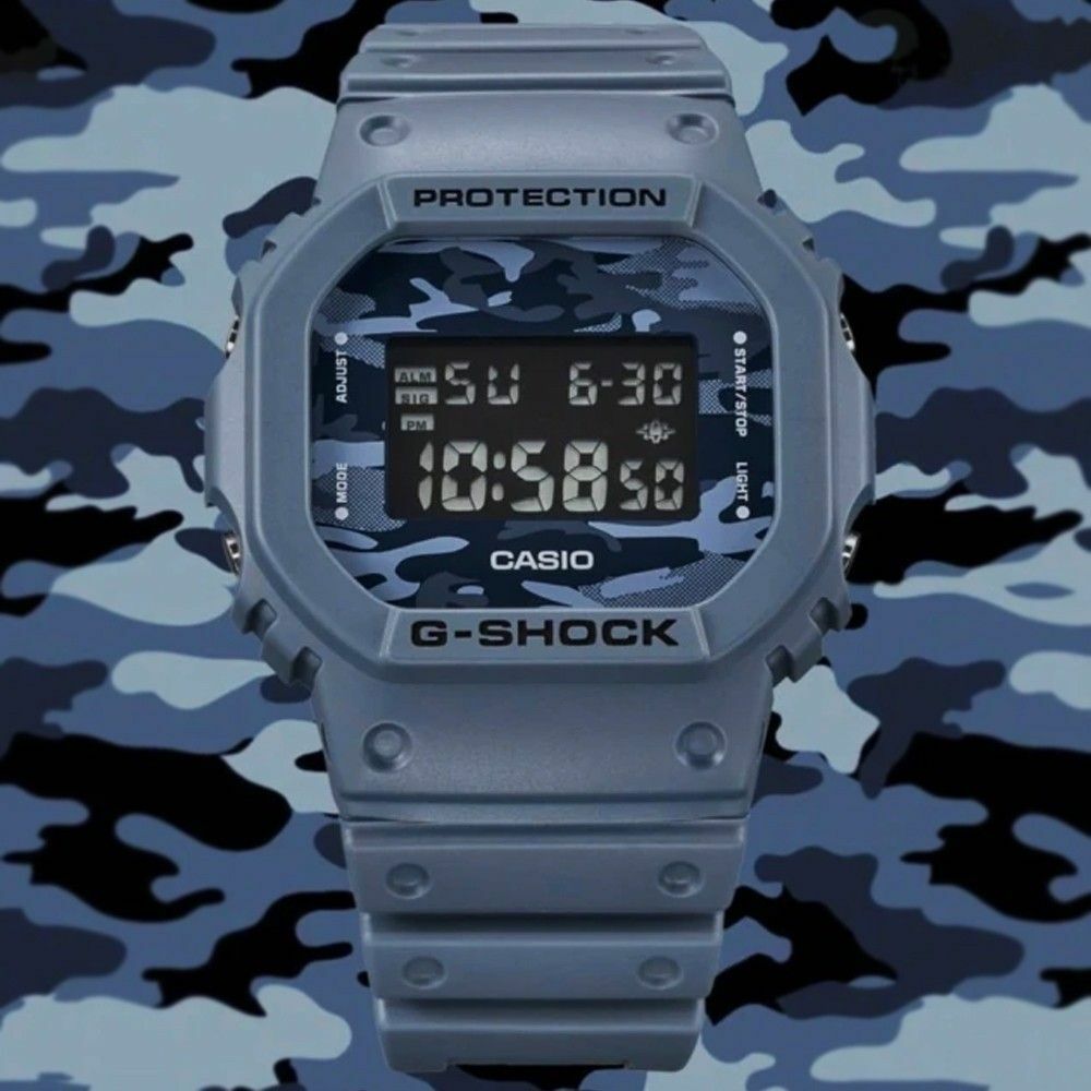 Casio G-Shock DW-5600CA-2 迷彩 手錶 (香港行貨)