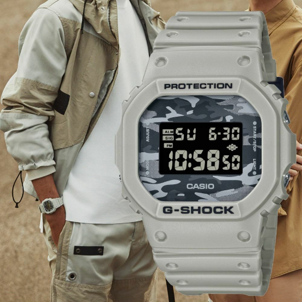 Casio G-Shock DW-5600CA-8 迷彩 手錶 (香港行貨)