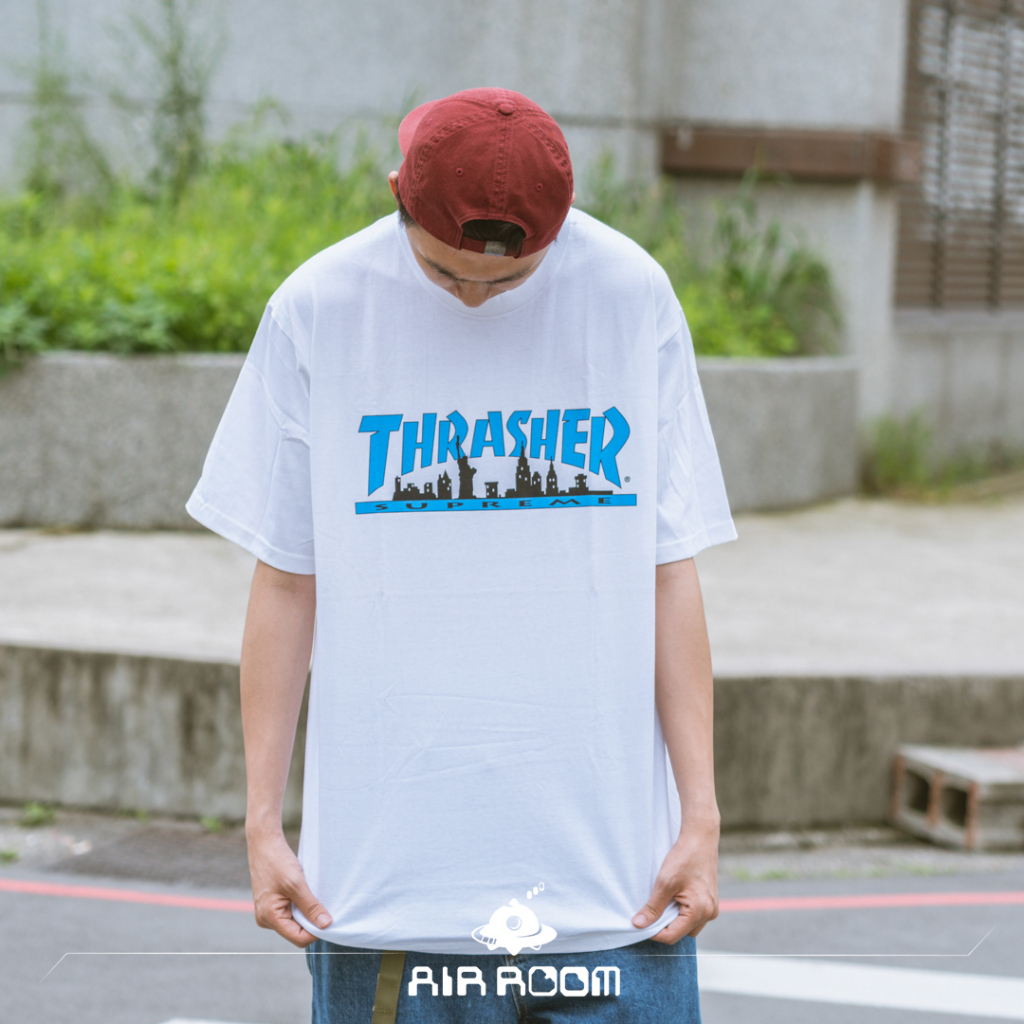 Supreme 2021FW Thrasher Skyline Tee サイズM 2021AW Supreme Thrasher Skyline Tee 聯名短T