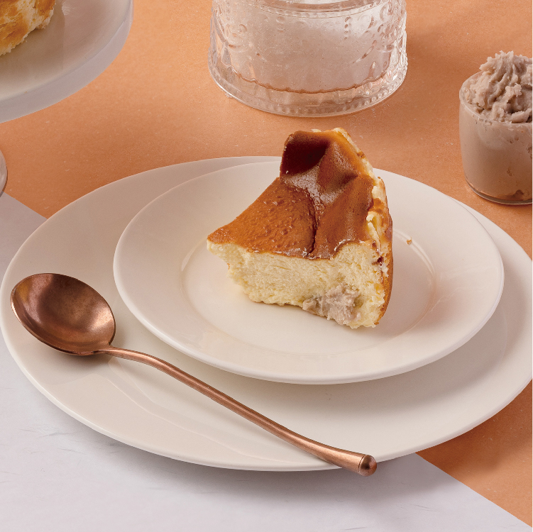 芋泥巴斯克乳酪蛋糕【冷凍】