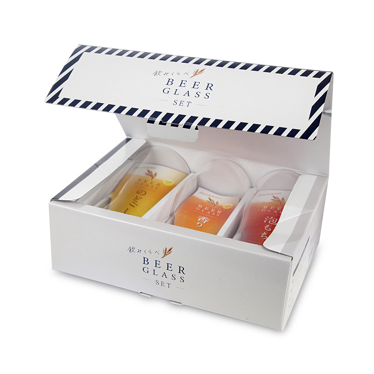 日本 TOYO-SASAKI GLASS 3件玻璃啤酒杯套裝 -G071-T277