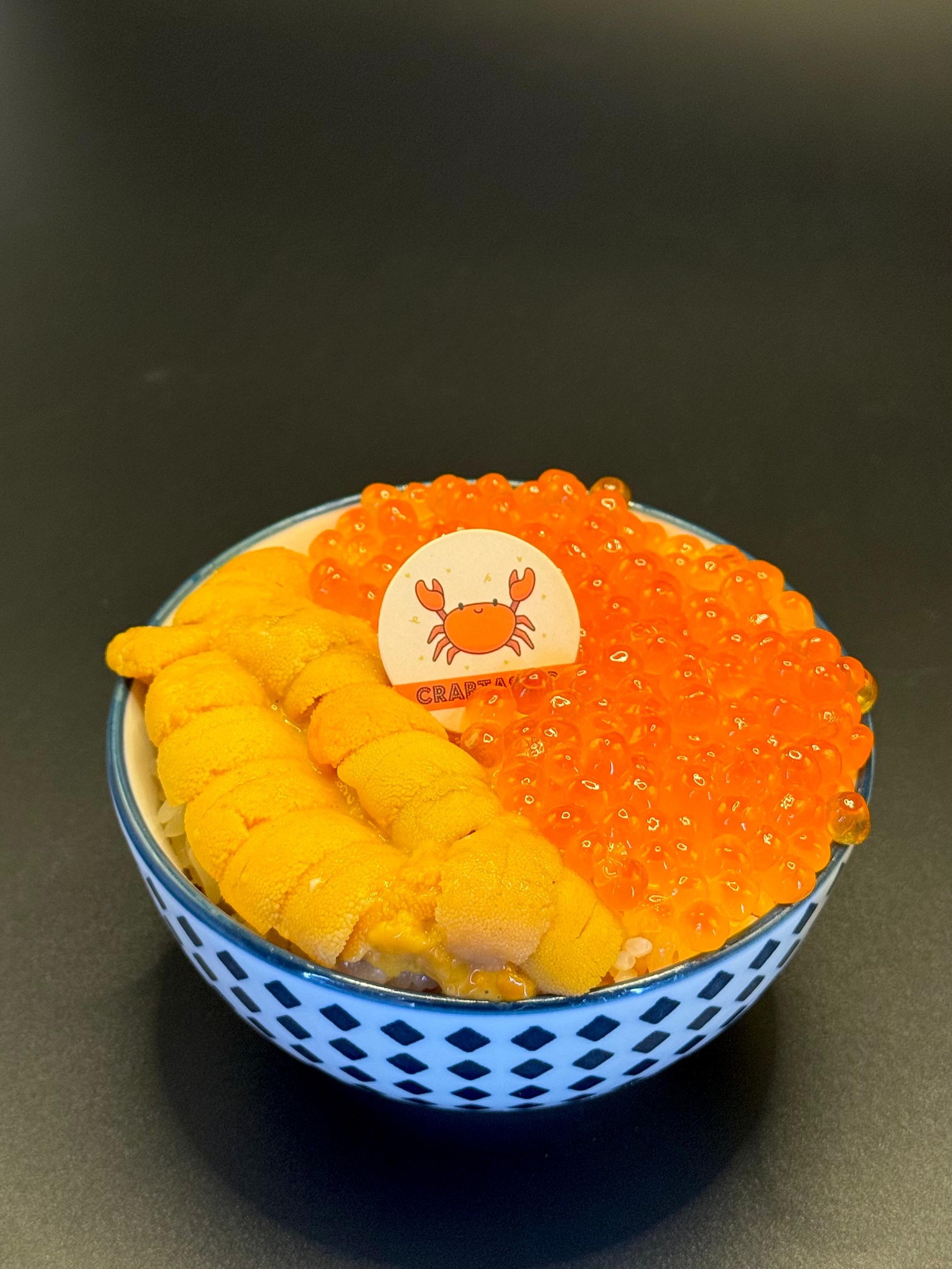 三文魚子配海膽丼(一人份量)