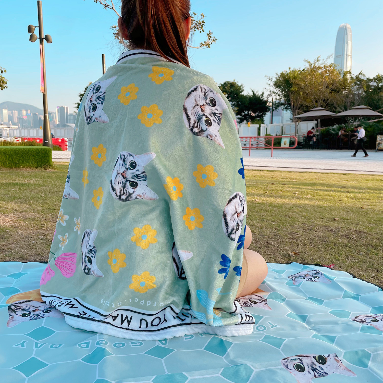 寵物親膚法蘭絨毛毯訂製