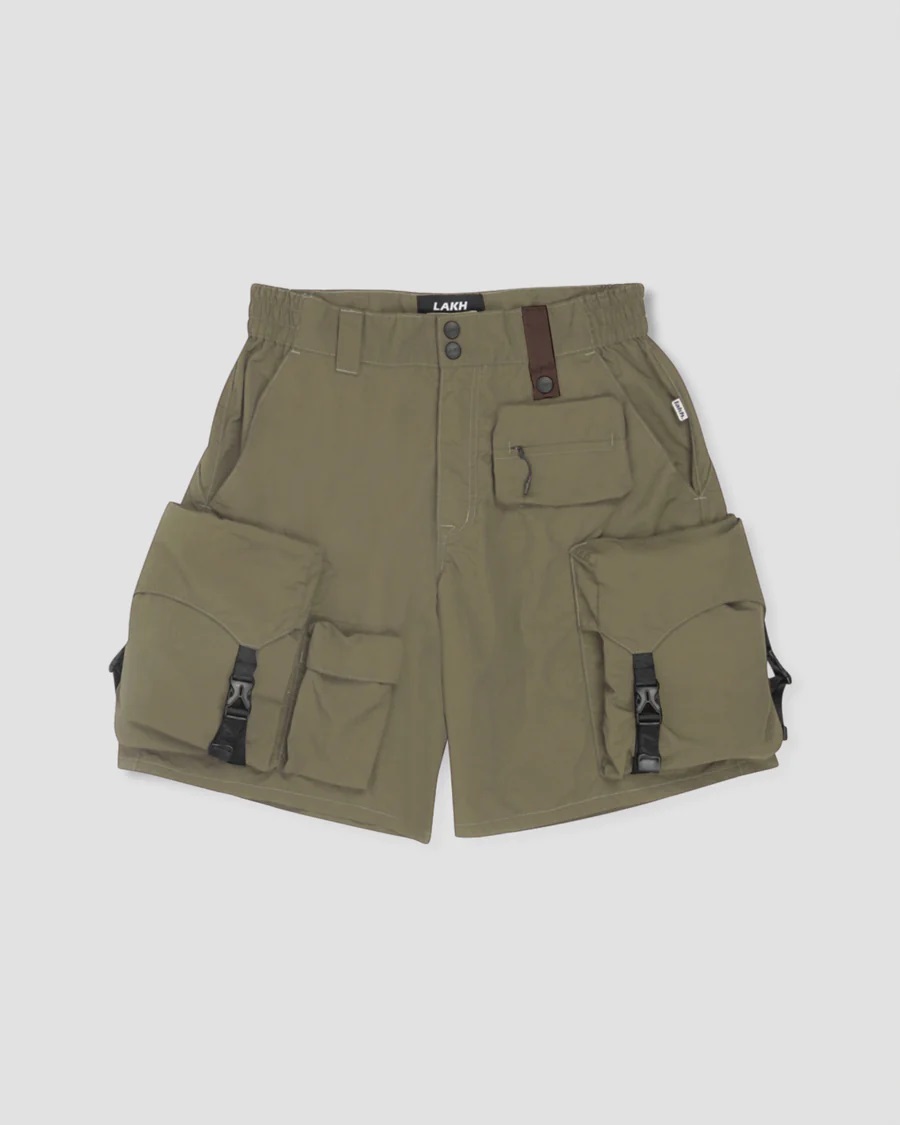 [現貨] LAKH Jenga Ten Pockets Cargo Shorts | OLIVE
