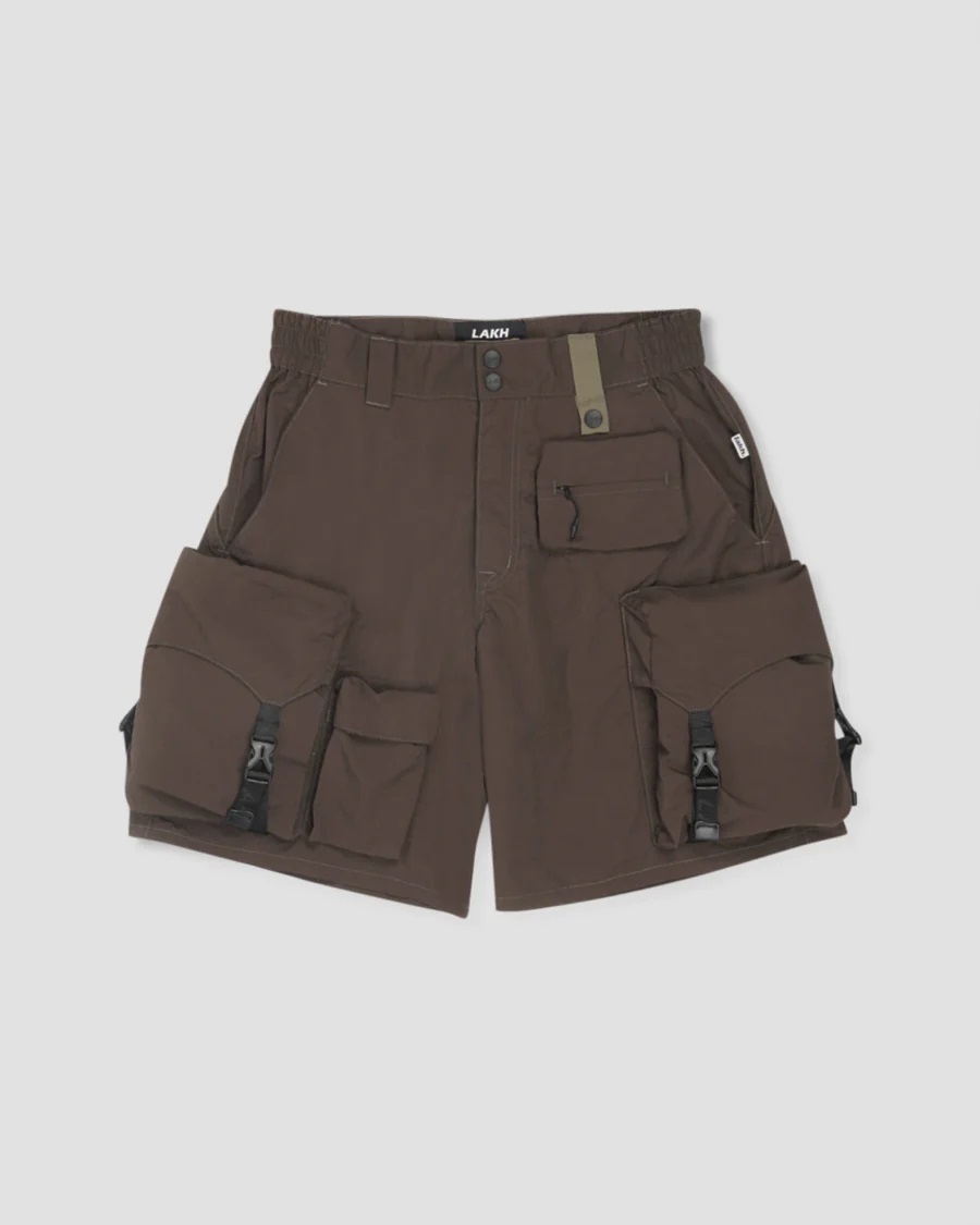 [現貨] LAKH Jenga Ten Pockets Cargo Shorts | BROWN