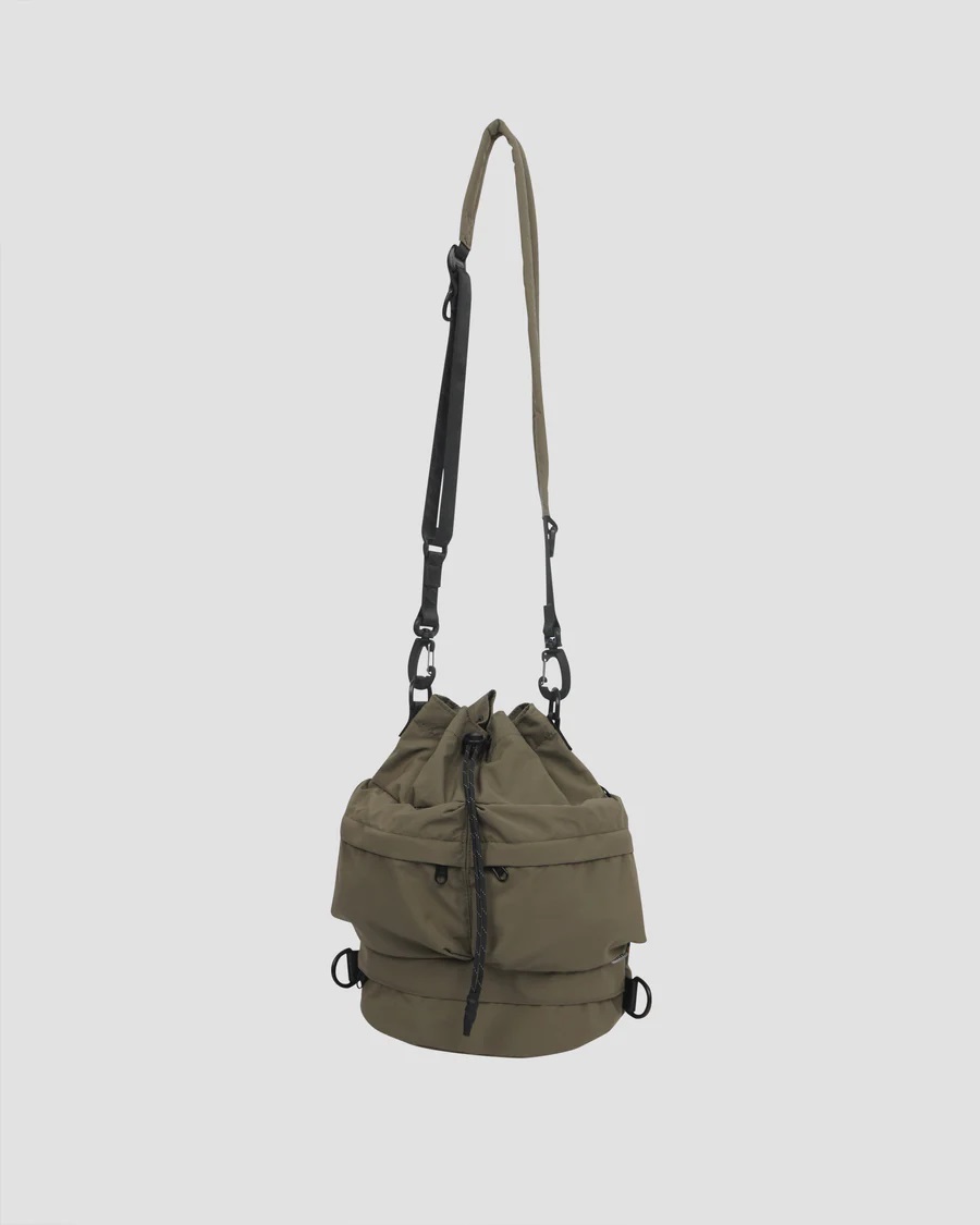 [現貨] LAKH Six Pockets Shoulder Bag | OLIVE