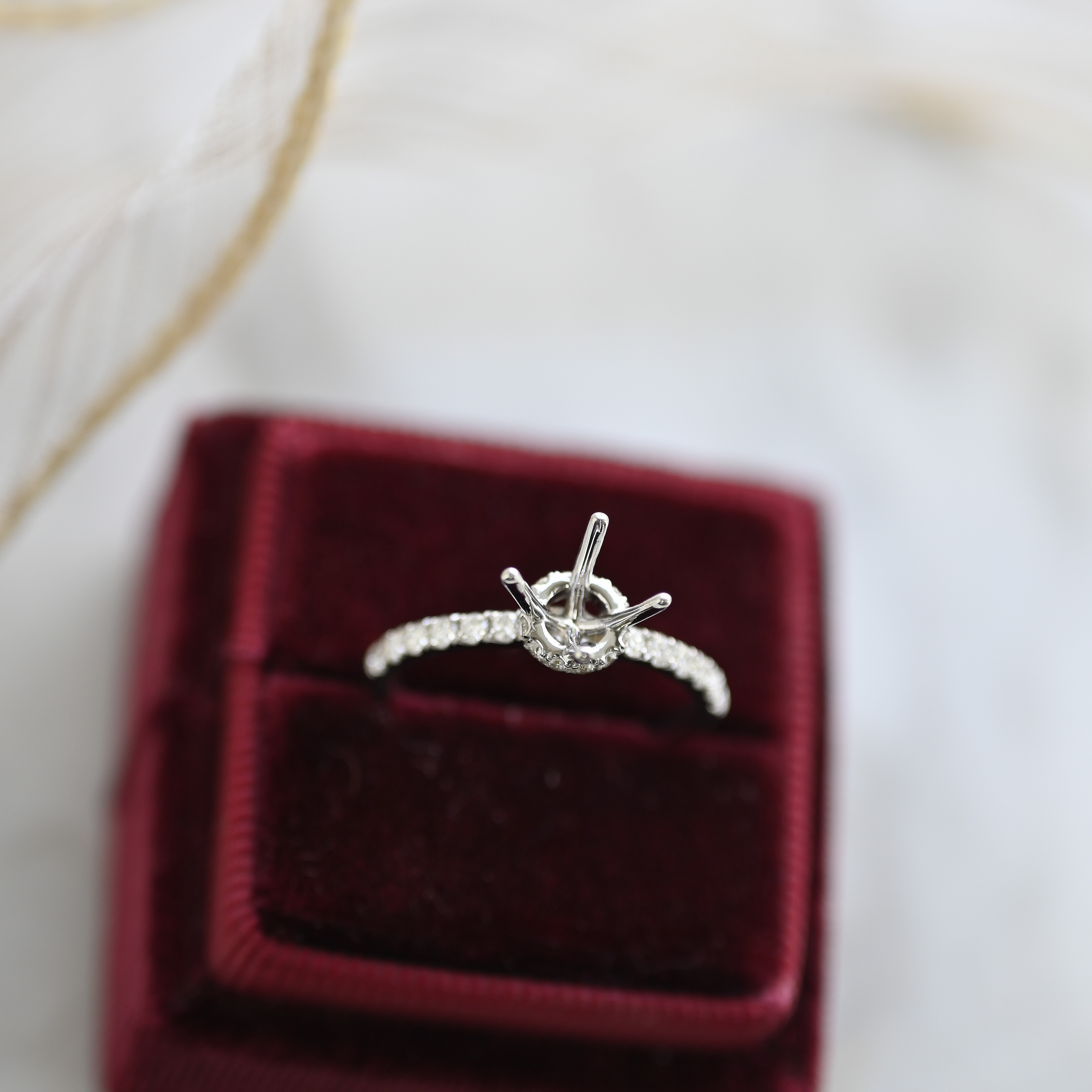 18K 1ct Diamond Ring Setting