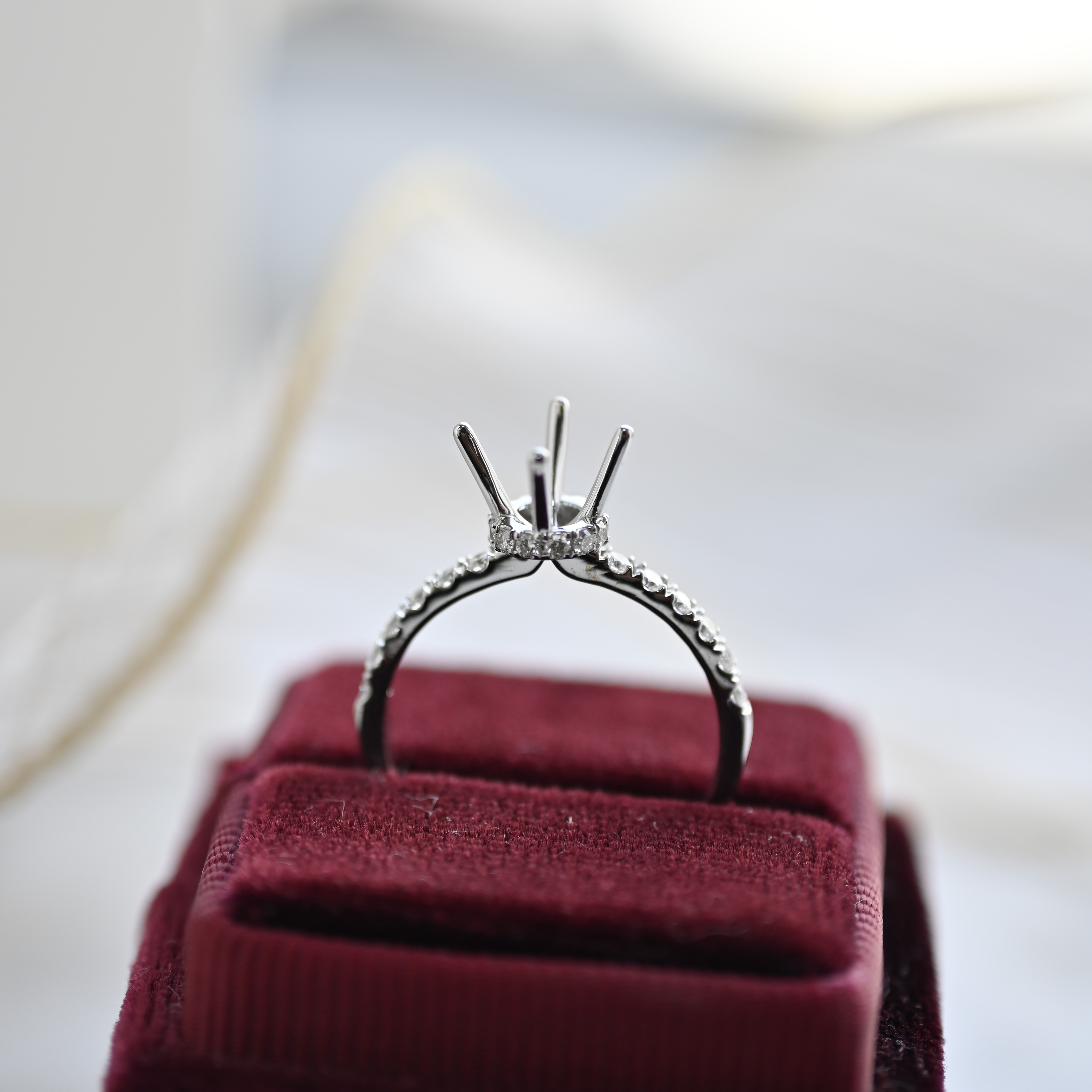 18K 1ct Diamond Ring Setting