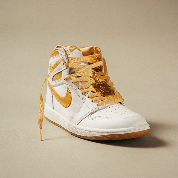 AIR JORDAN 1 OG WHITE AND GOLD 白金 高筒 女鞋 FD2596-107