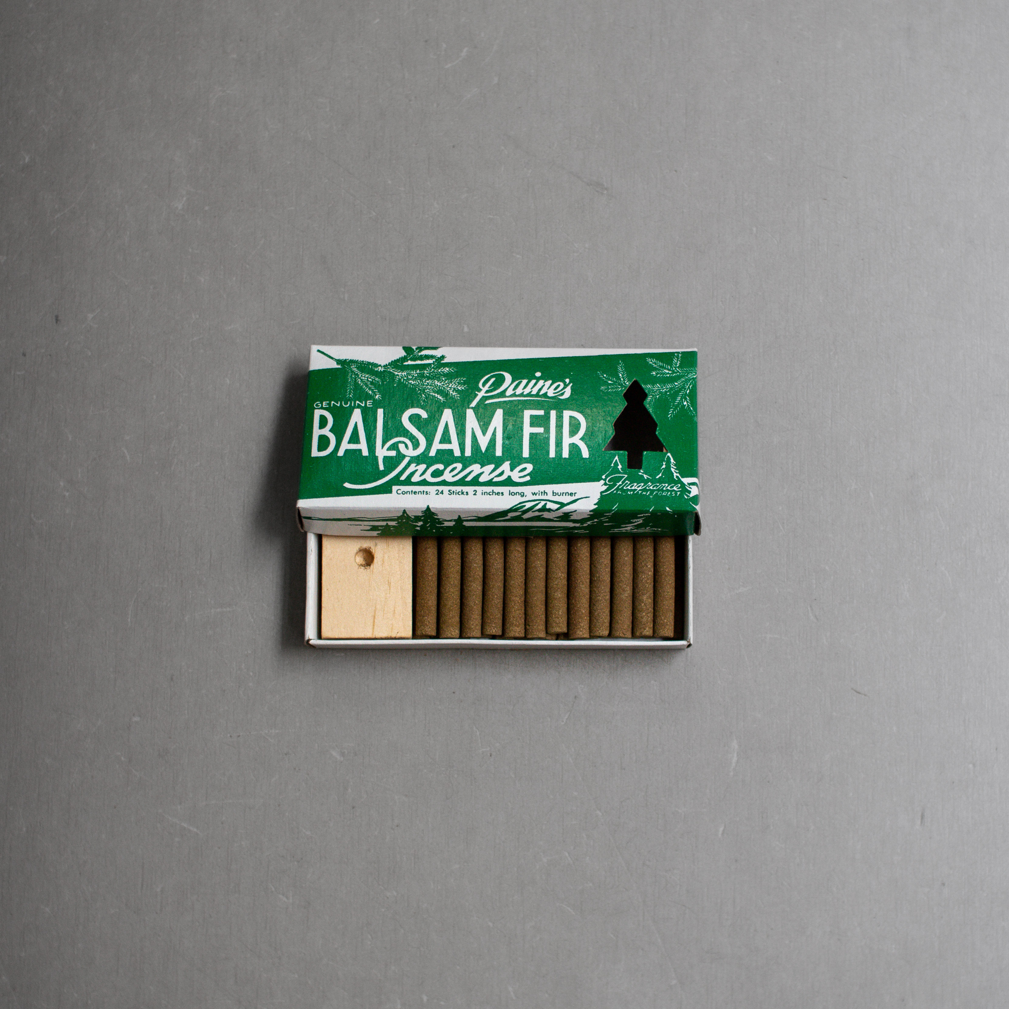 PAINE PRODUCTS BALSAM FIR INCENSE STICKS 美國製 冷杉 杉木 線香