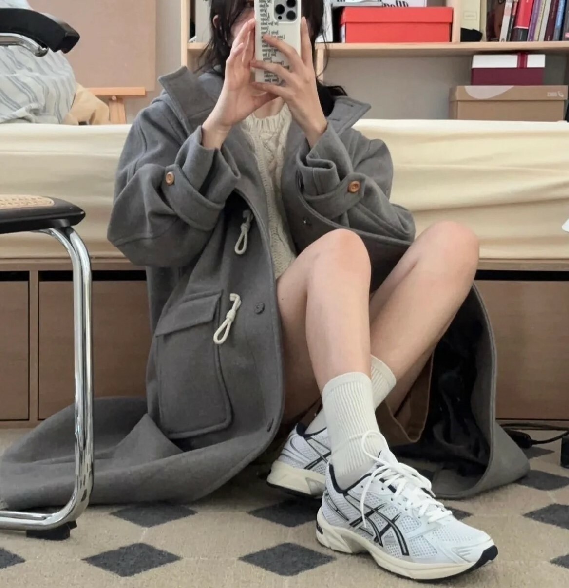 ASICS 休閒鞋 GEL-1130 白黑銀 奶油中底 復古 Y2K 男女 情侶 1201A256118