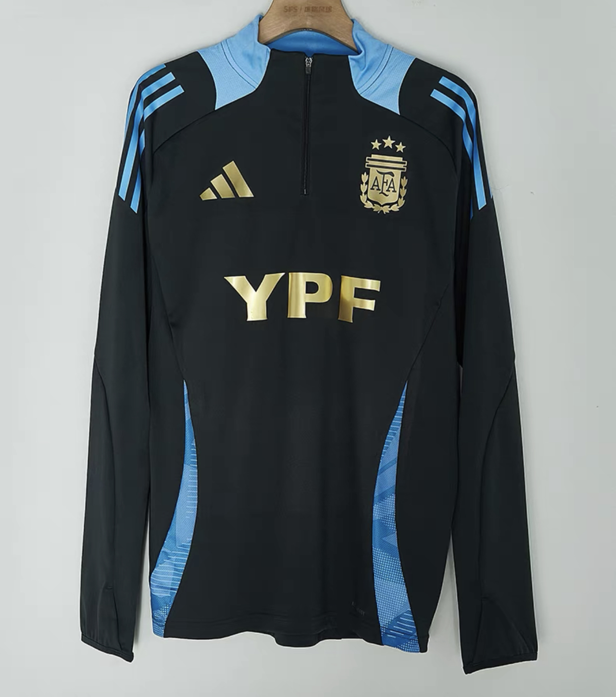 2024 Argentina TIRO24 Black 1/4 Zip Training Top
