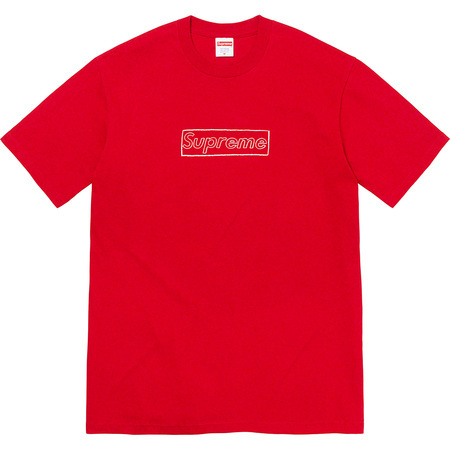 2021SS Supreme Kaws Chalk Box Logo Tee 短T