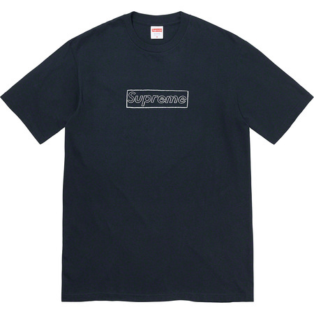 2021SS Supreme Kaws Chalk Box Logo Tee 短T