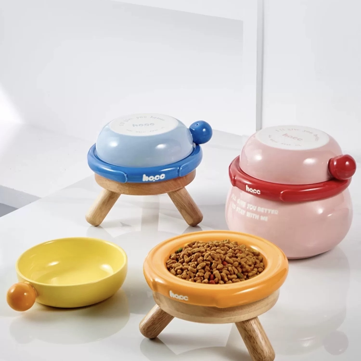 HOCC宠物陶瓷碗 QQ碗碟系列