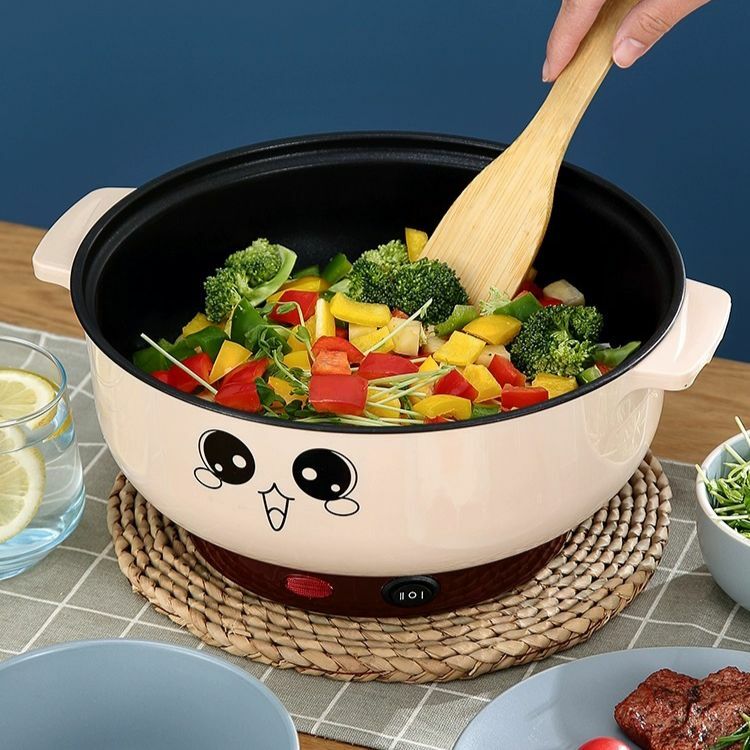 「一人前、二人前」炒蒸煮煎蒸氣火鍋爐 【雙層設計 炒、蒸、煮、煎 四季岩用】