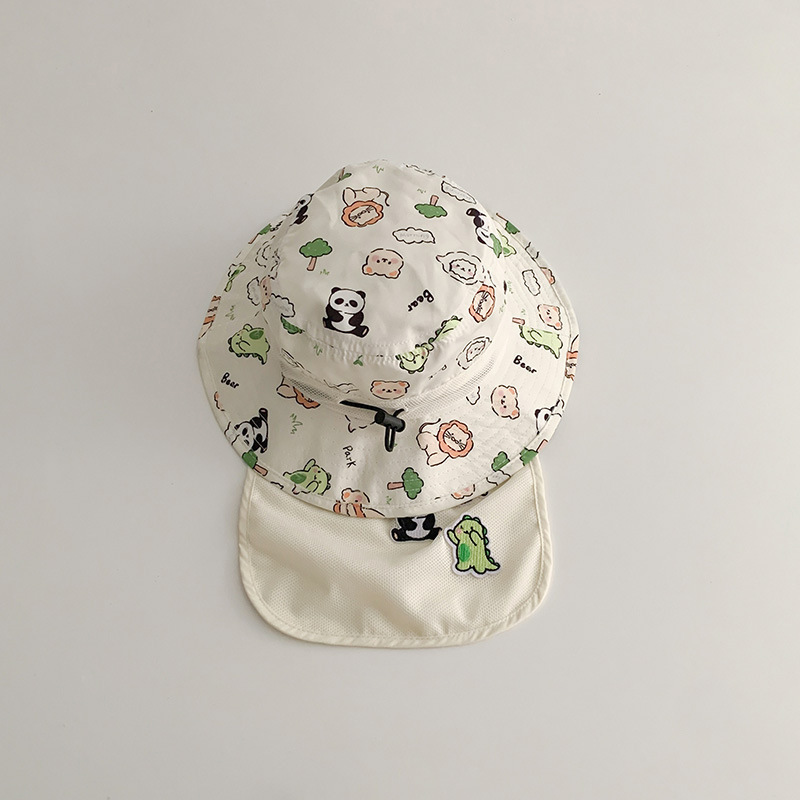 HA 655滿版動物沙灘遮陽帽