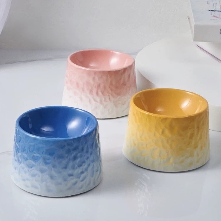 HOCC陶瓷碗 渐变树纹平口碗