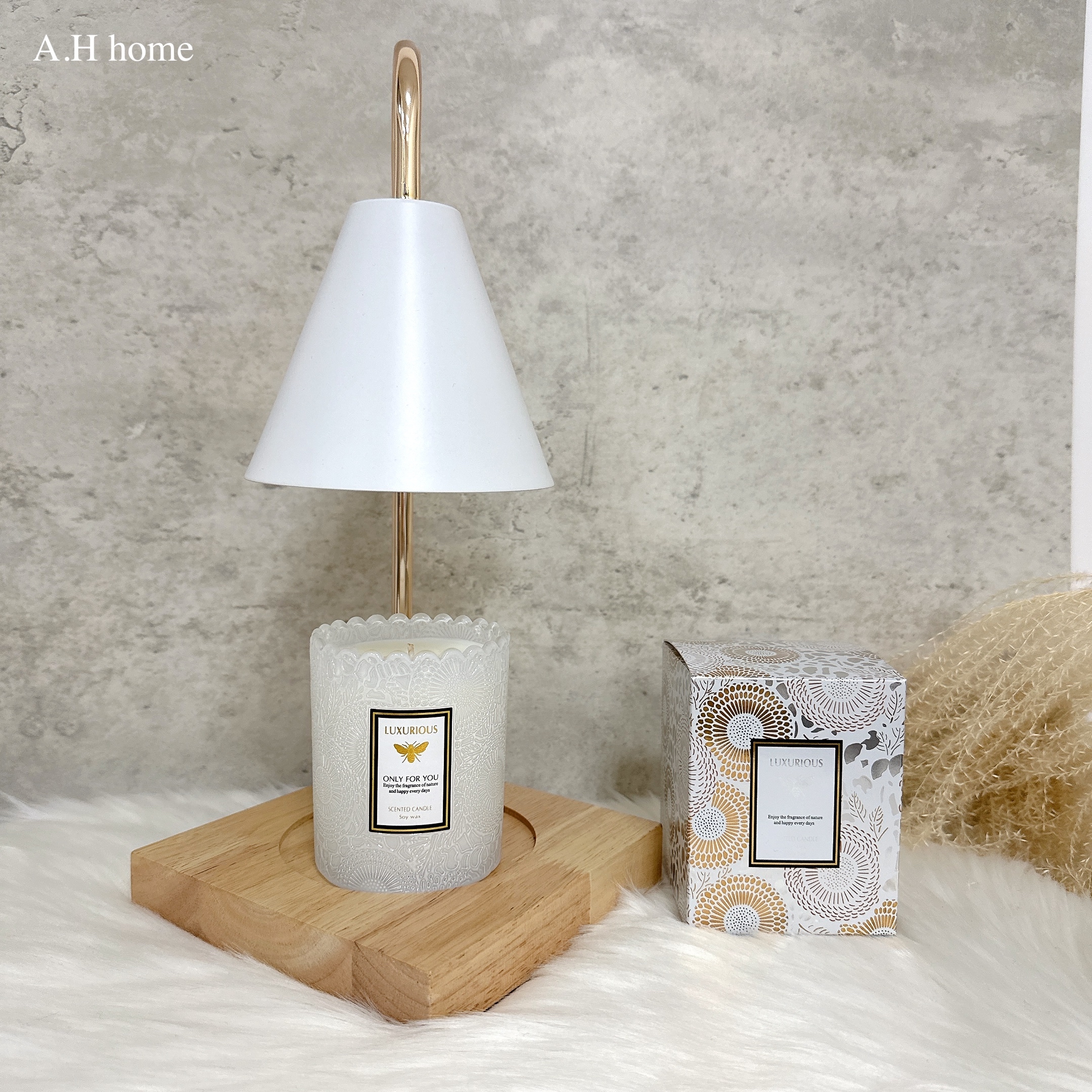 【ＡＨ010】經典原木調光 融蠟燈/香氛燈