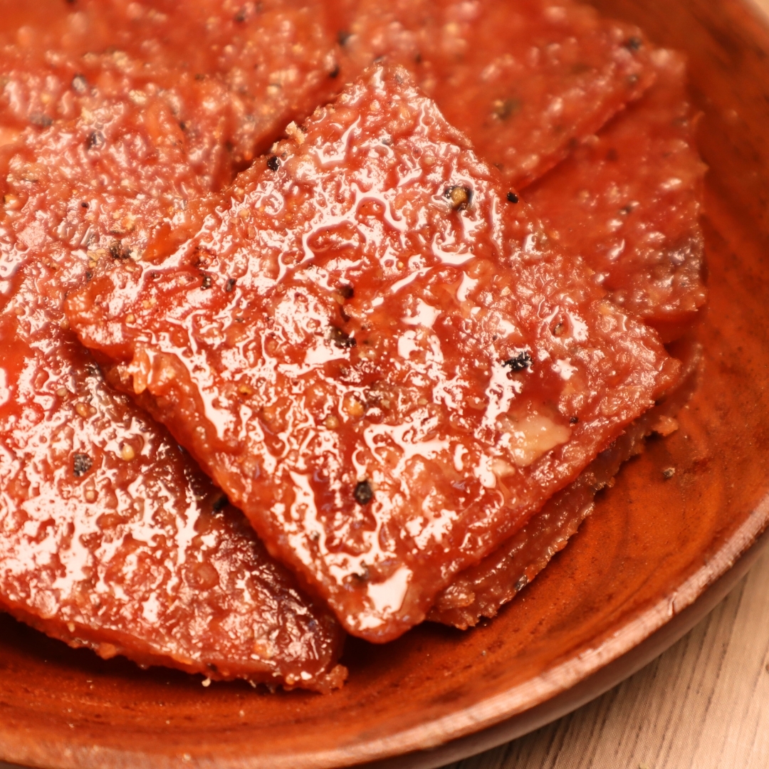 8折！一口黑椒豬肉脯 100g