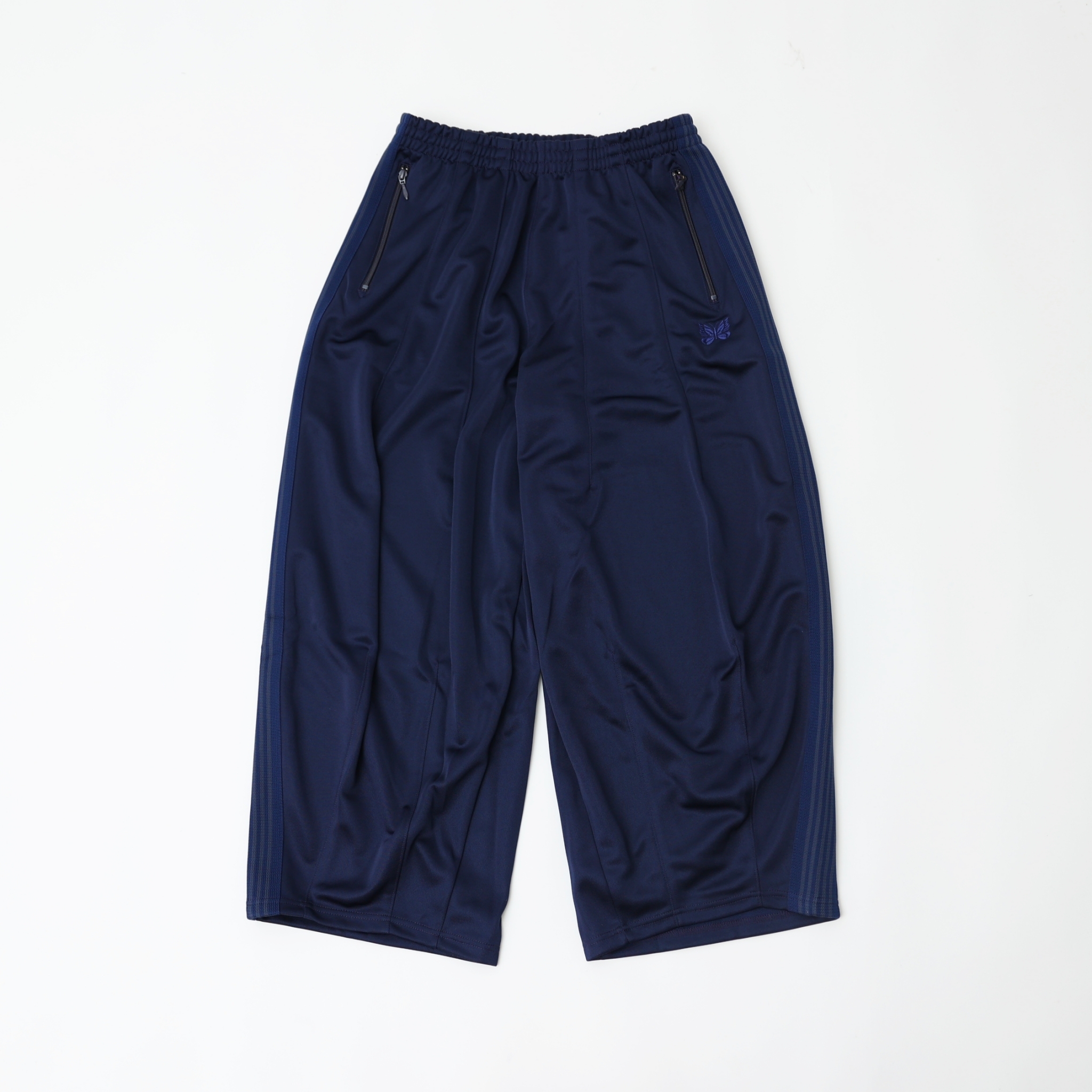 寬管STUDIOUS X NEEDLES <別注> TRACK H.D.PANTS - NAVY