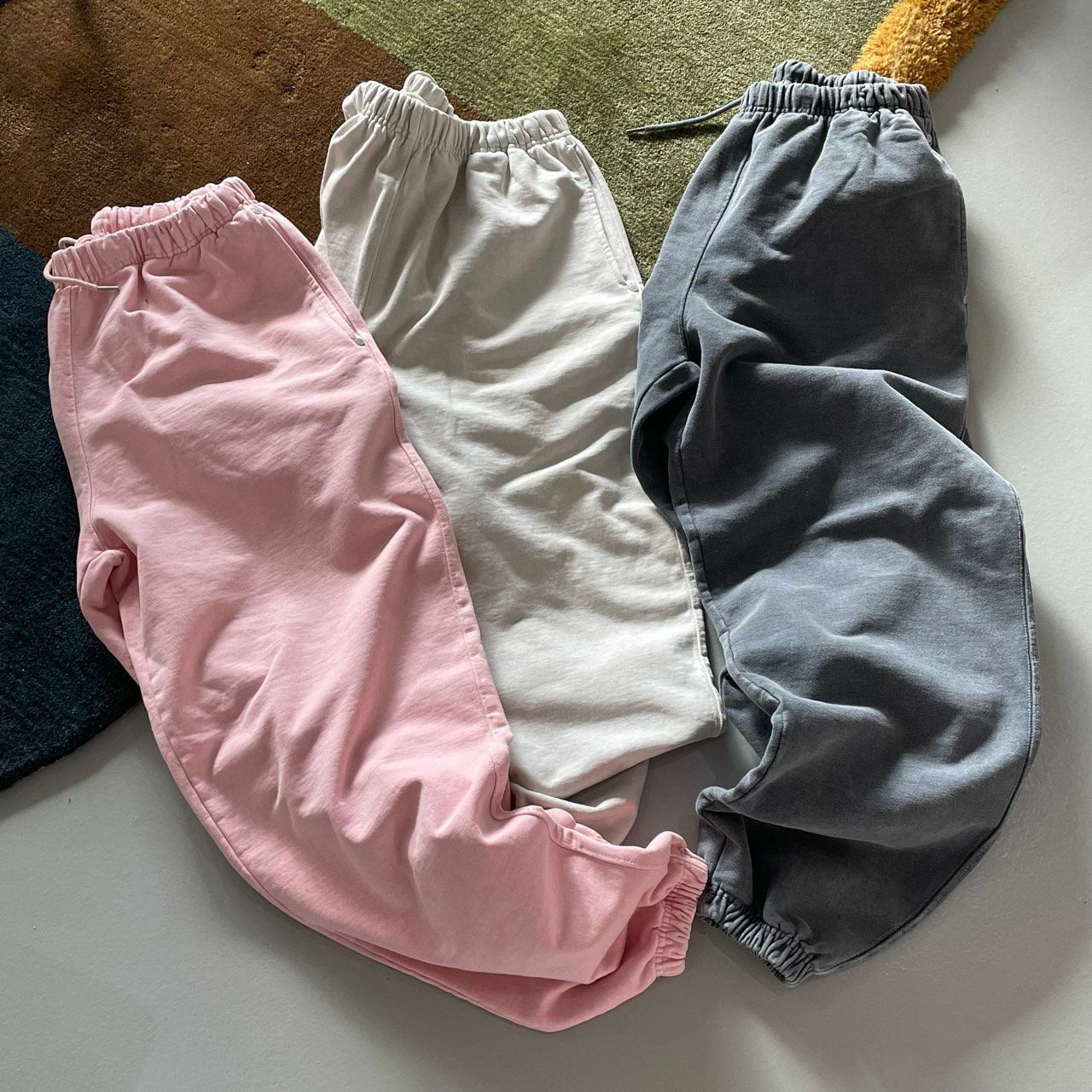 淨色束腳鬆身運動褲 OREO-052P