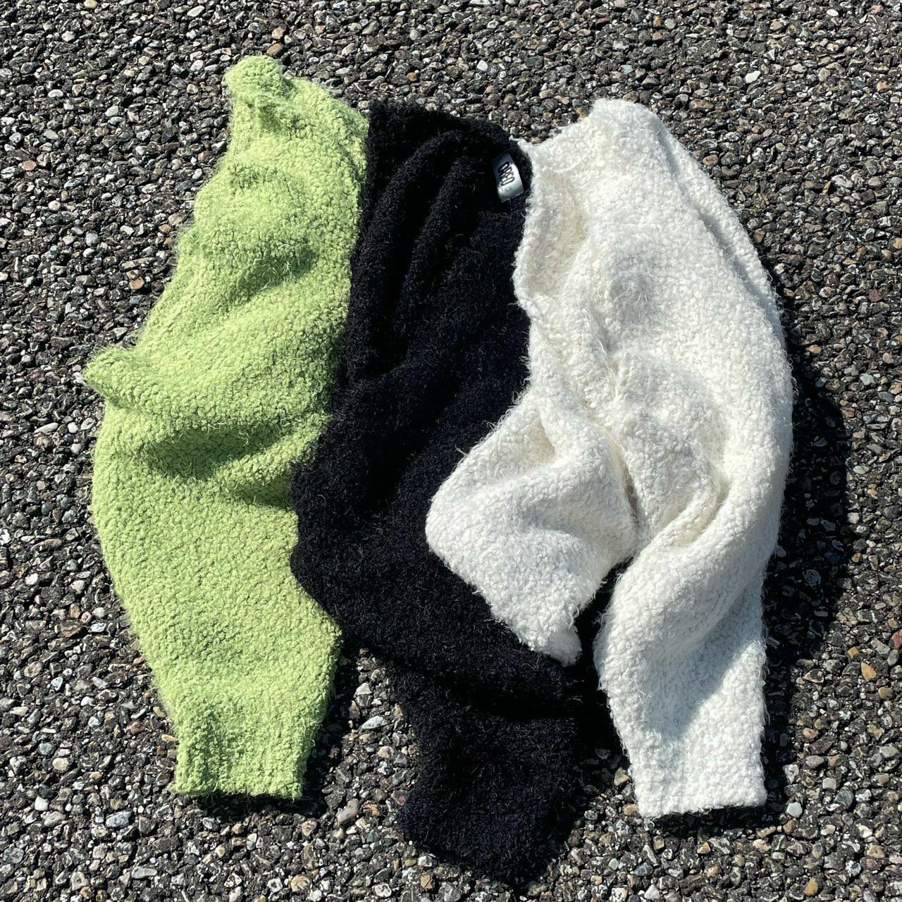 淨色短身針織外套 OREO-053JK