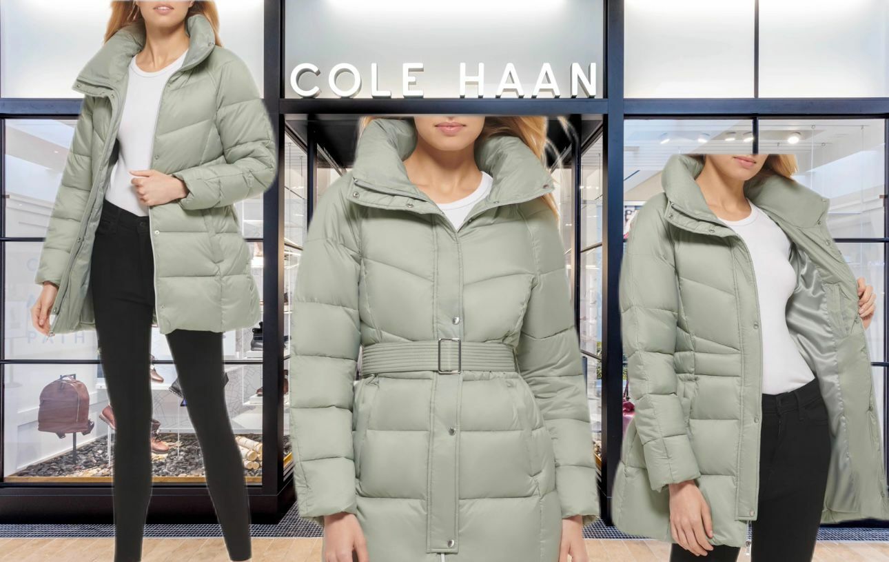 【團購】COLE HAAN Z032701 女裝外套 (淺綠色)