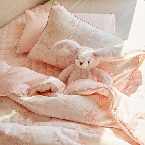 TOILE DE JOUY&愛心兔兔🌺莫代爾法式圖紋午睡枕套(枕芯需單購)