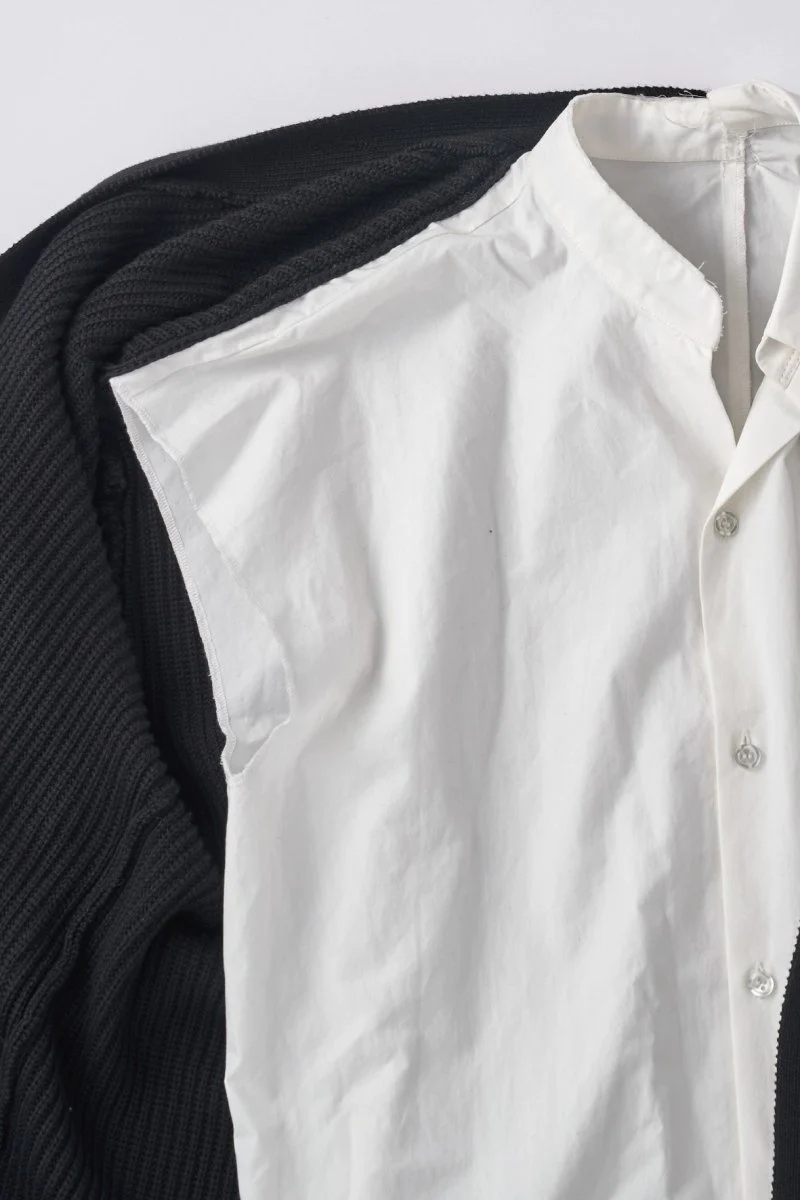 トップス Knuth Marf shirt docking damage cardigan shirt docking damage cardigan(unisex)/2color | KNUTH MARF