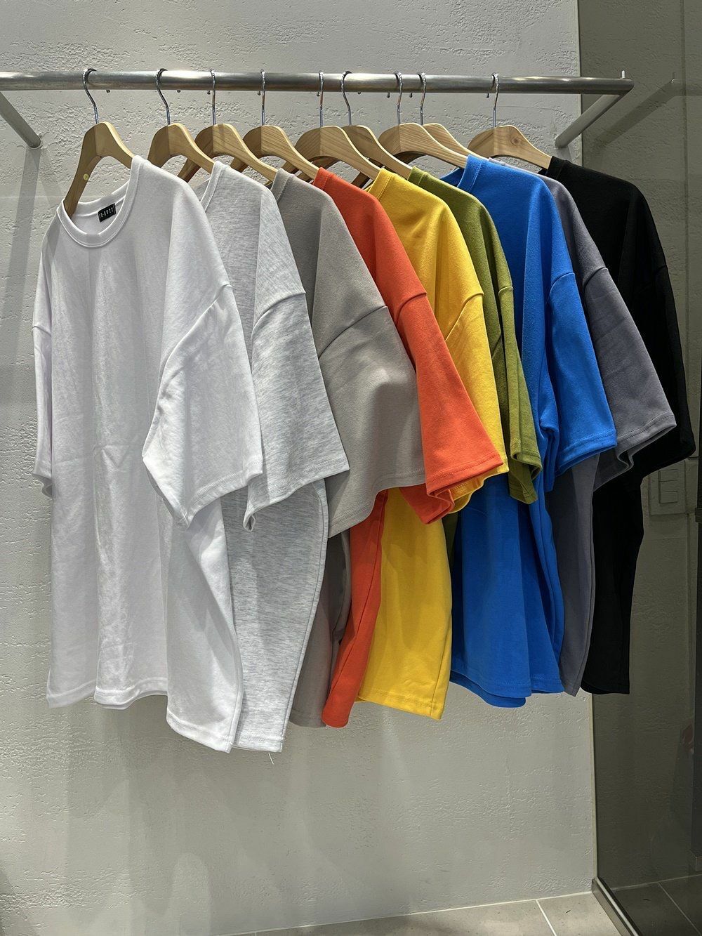 OverSize淨色短袖Tee 10.GVTY-0091T