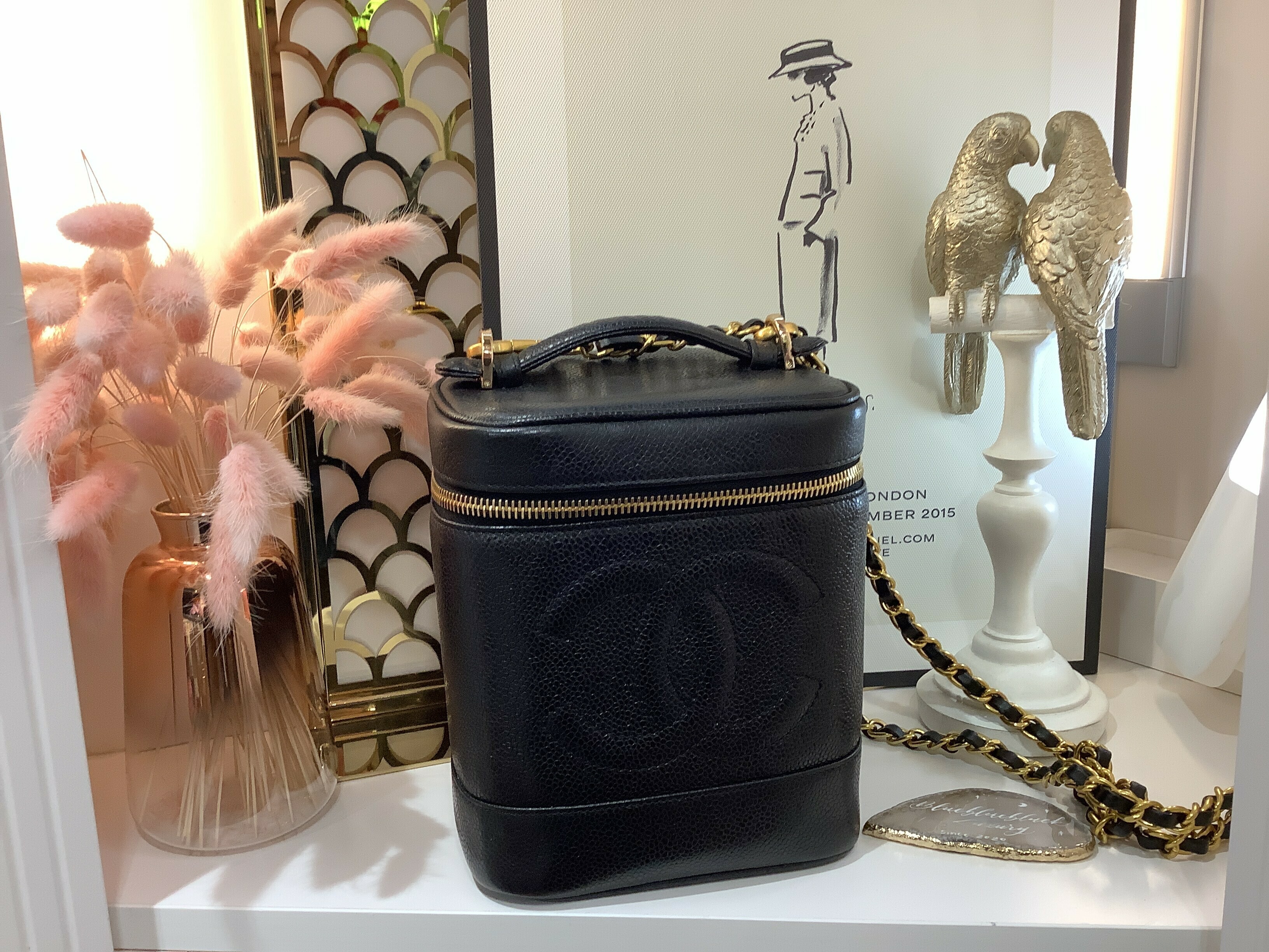 Chanel中古化妝包 