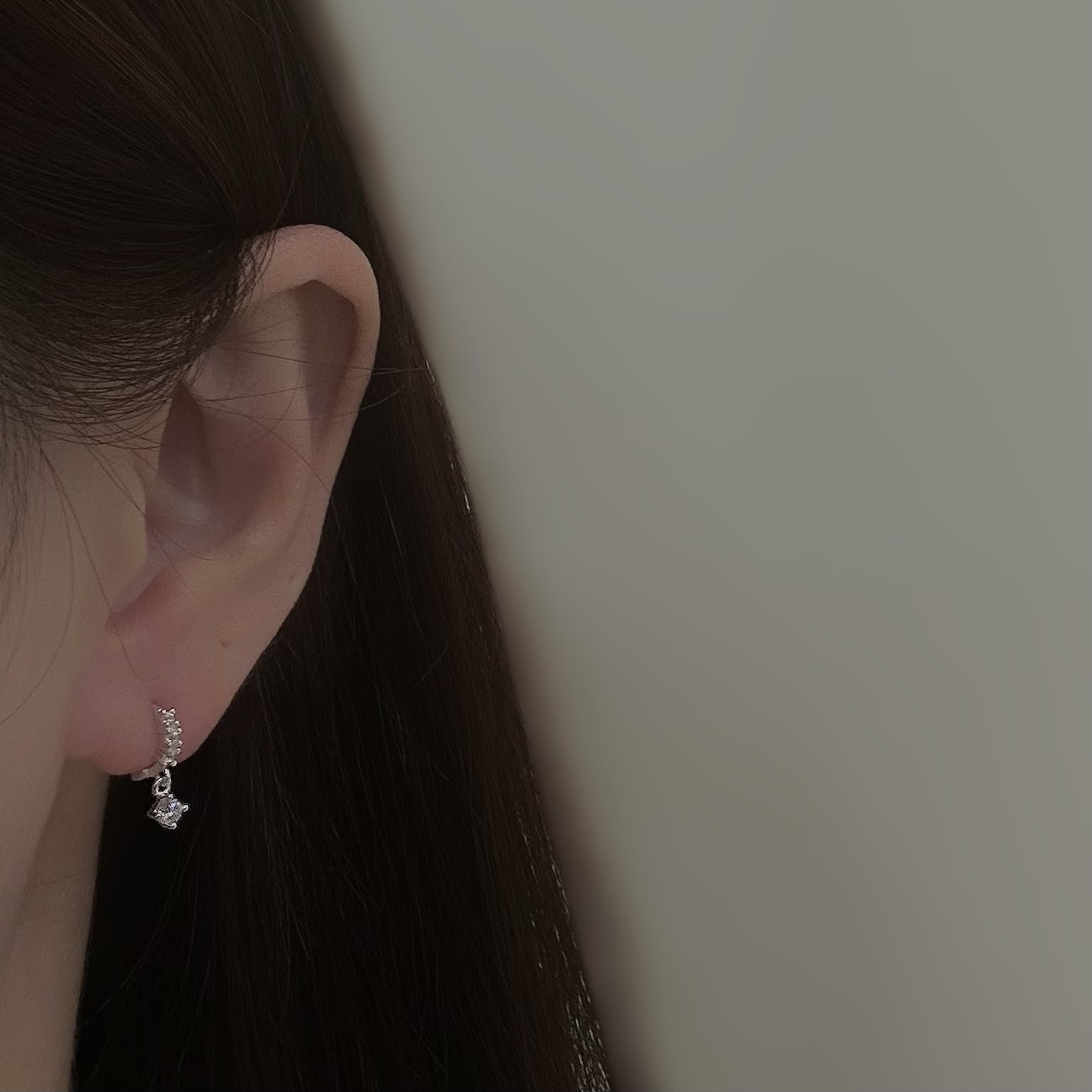 K47排鑽垂吊極小圈純銀易扣