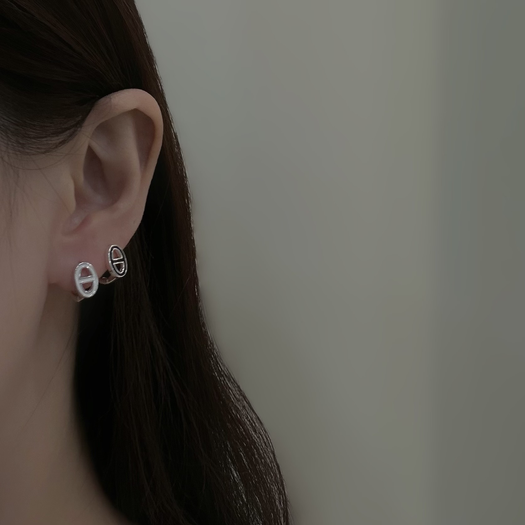 Y164燦爛秘境．豬鼻純銀易扣