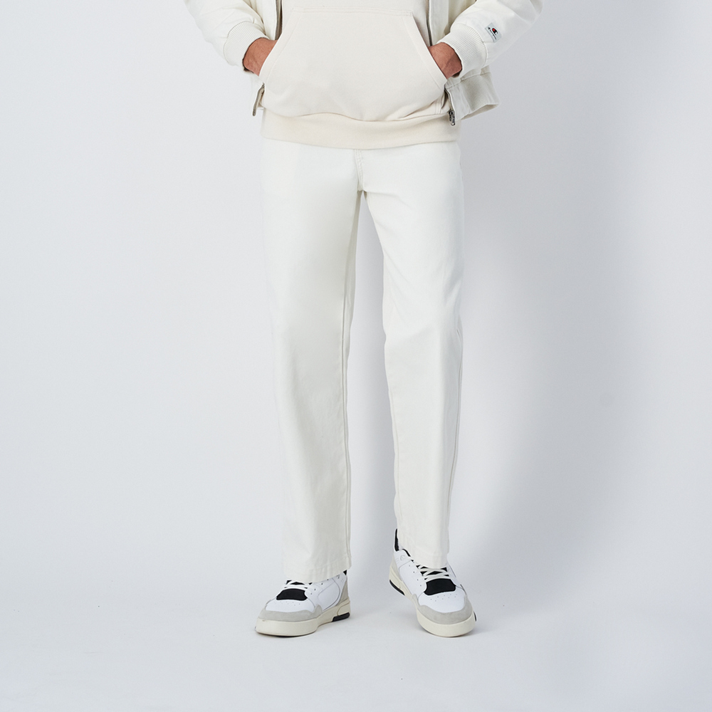 男款-ROCHESTER學院風直筒工作褲-白色（219863-ES001）